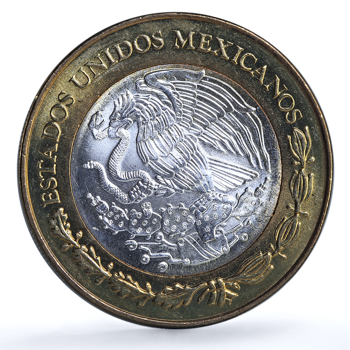 Mexico 100 pesos x 2 Set Quintana State KM-736 Federation bimetal coins 2004 Mexico 100 pesos x 2 Set Quintana State KM-736 Federation bimetal coins 2004