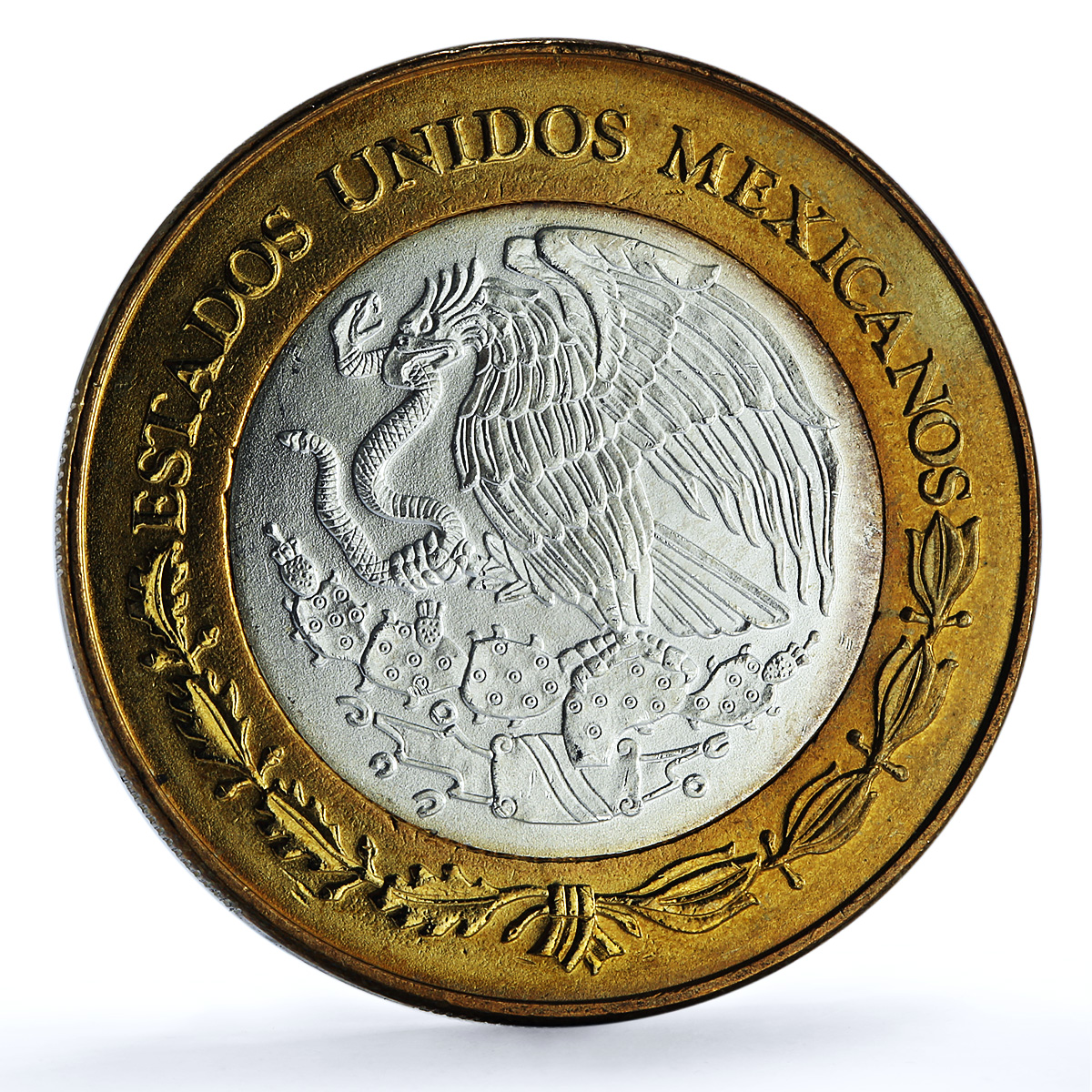Mexico 100 pesos x 2 Set Colima State KM-729 Federation bimetal coins 2005 Mexico 100 pesos x 2 Set Colima State KM-729 Federation bimetal coins 2005