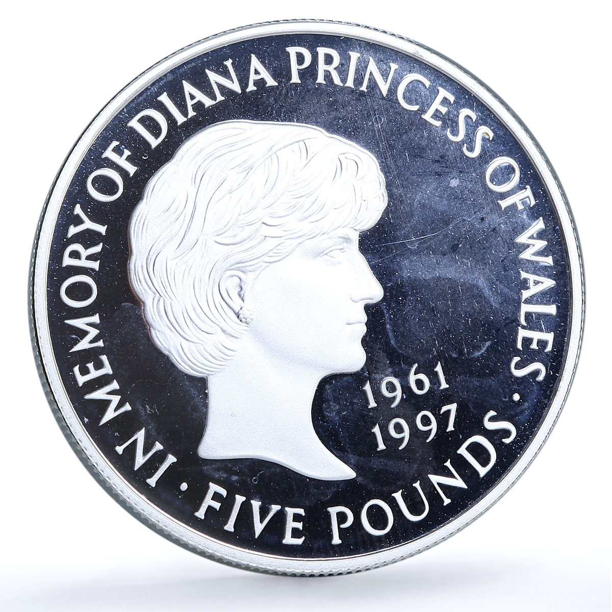 Great Britain 5 pounds Princess Diana Wales KM-997a proof silver coin 1999