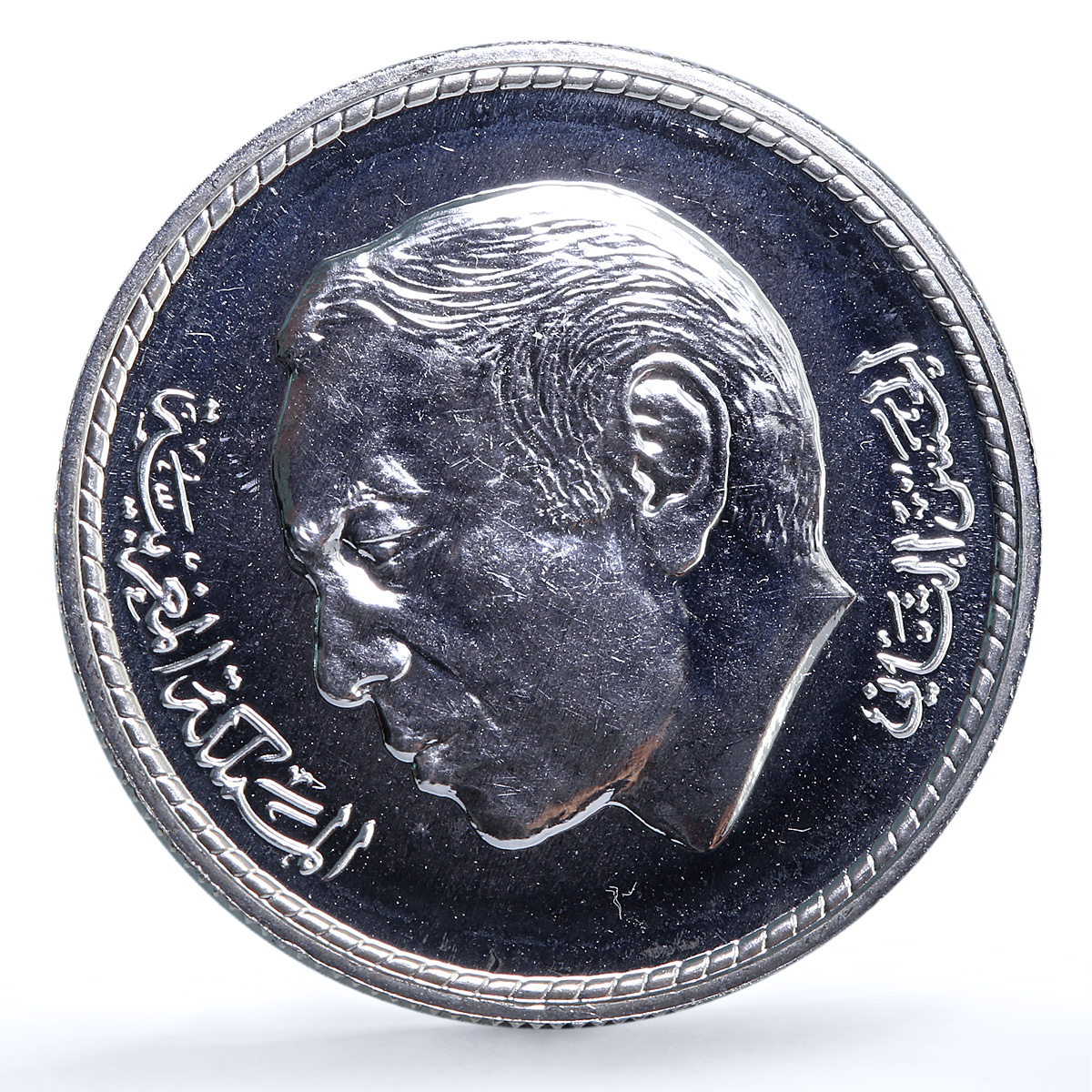 Morocco 200 dirhams African Nations Cup CAF Y#97 Football silver coin 1988 Morocco 200 dirhams African Nations Cup CAF Y#97 Football silver coin 1988