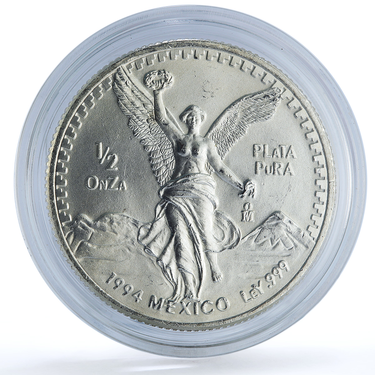 Mexico 1/2 onza Libertad Angel of Independence KM-545 Bullion silver coin 1994 Mexico 1/2 onza Libertad Angel of Independence KM-545 Bullion silver coin 1994