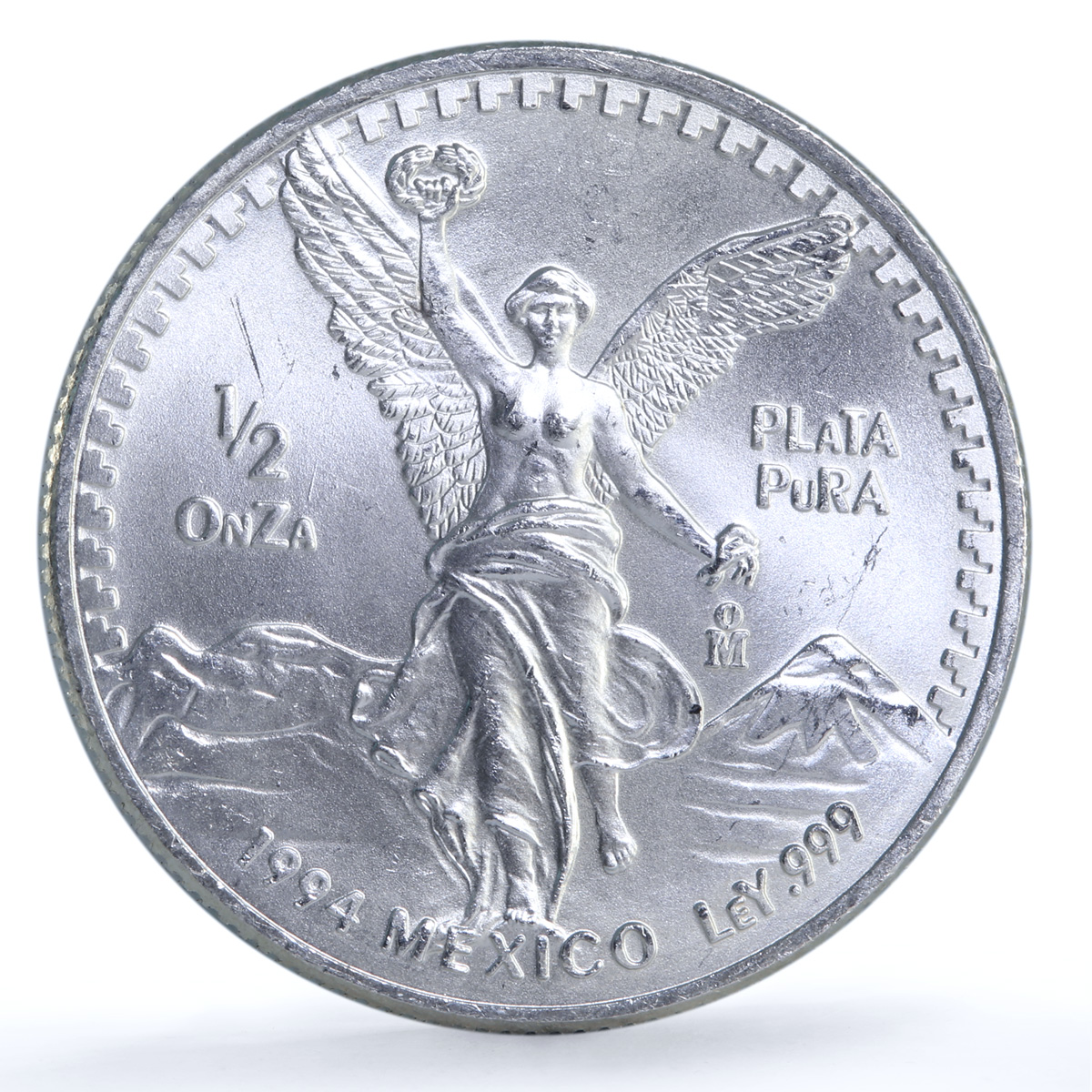 Mexico 1/2 onza Libertad Angel of Independence KM-545 Bullion silver coin 1994 Mexico 1/2 onza Libertad Angel of Independence KM-545 Bullion silver coin 1994