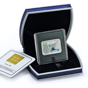 Armenia 100 dram Aivazovsky Coloured KM-129 Art Painter Ship silver coin 2006