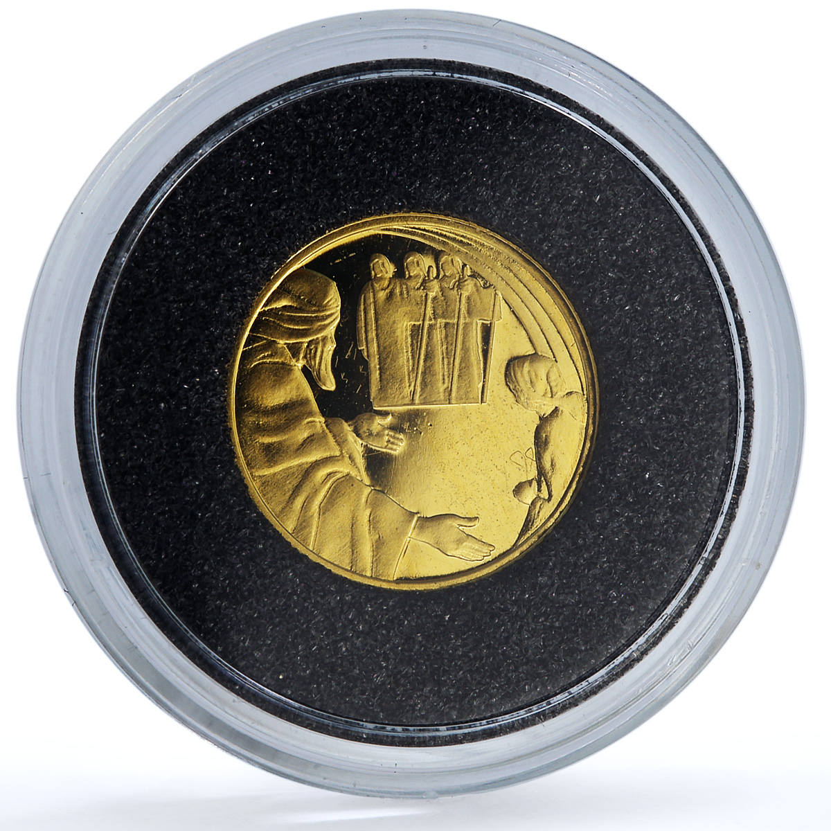 Israel 1 sheqalim Abraham Angels KM-437 Biblical Art proof gold coin 2007 Israel 1 sheqalim Abraham Angels KM-437 Biblical Art proof gold coin 2007