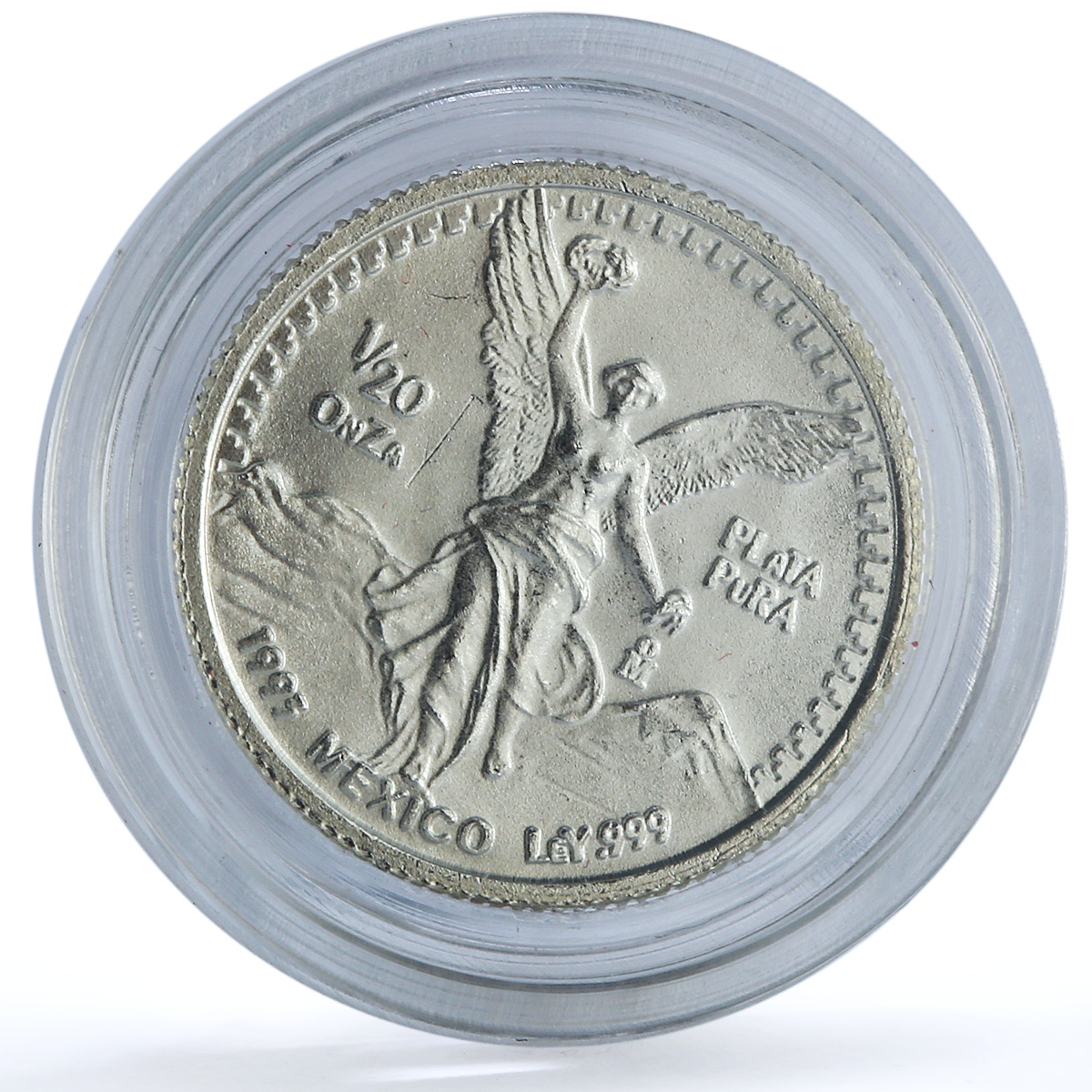 Mexico 1/20 onza Libertad Angel of Independence KM-542 Bullion silver coin 1993 Mexico 1/20 onza Libertad Angel of Independence KM-542 Bullion silver coin 1993
