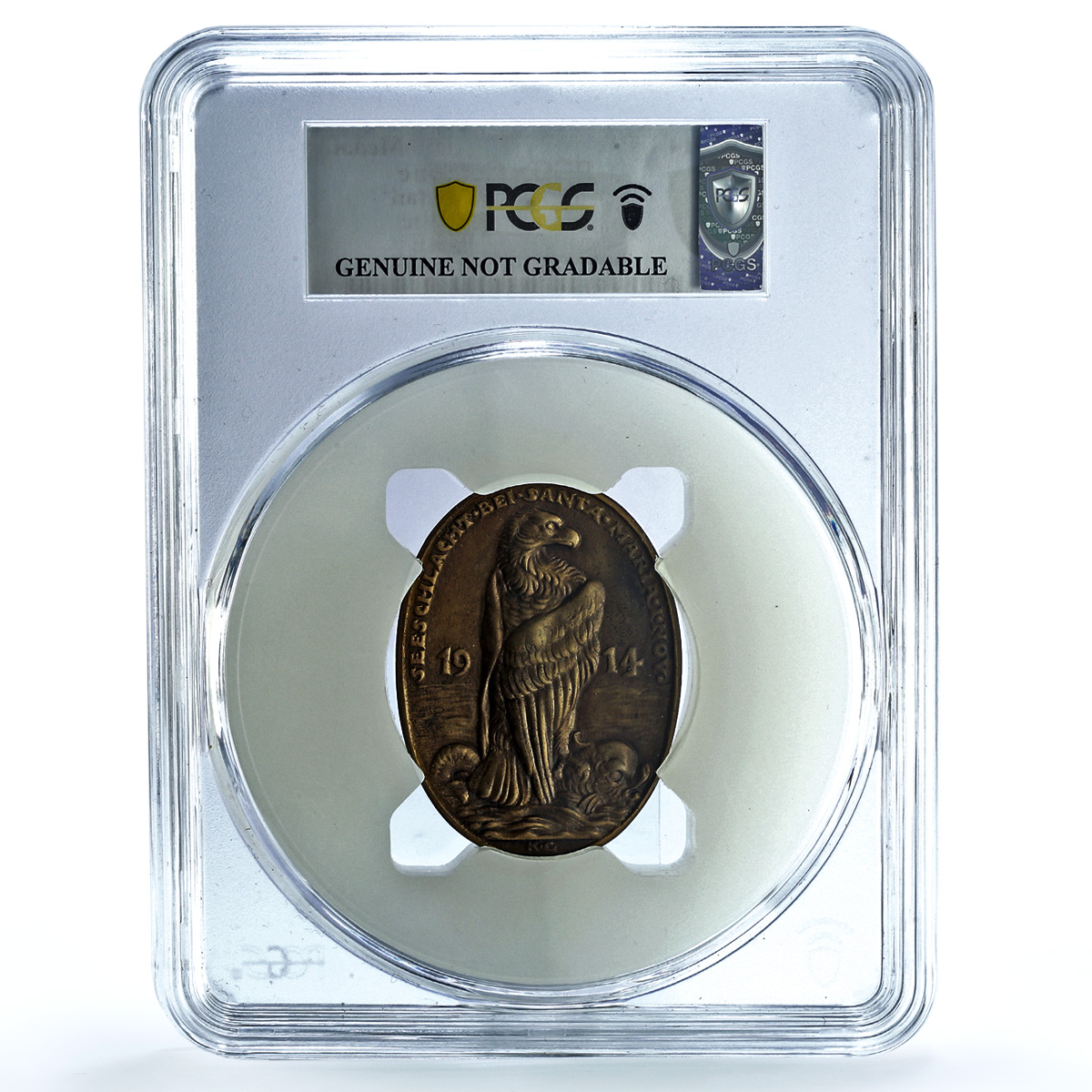 Germany Empire Maximilian von Spee Kienast-145 Goetz AU PCGS bronze medal 1914