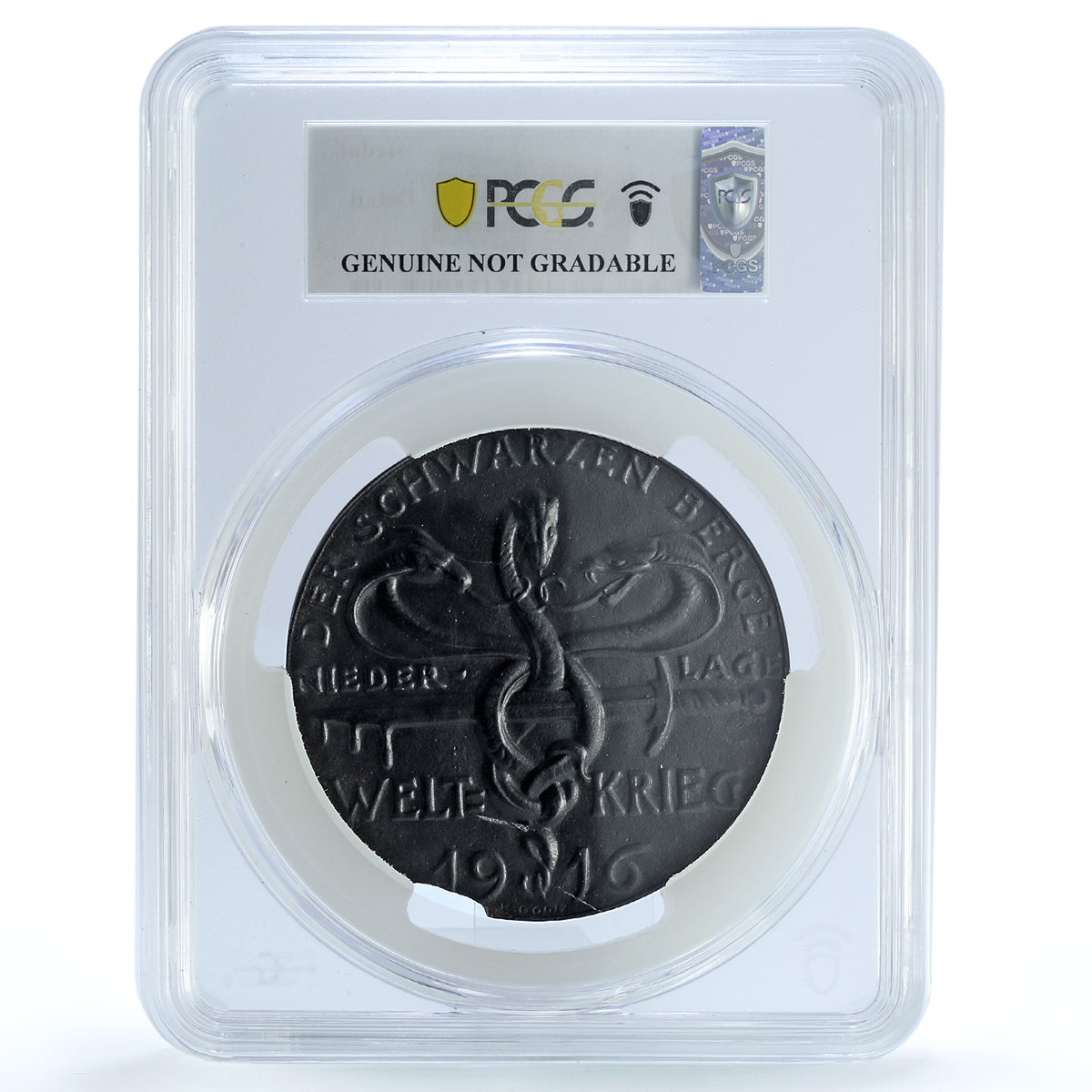Germany Montenegro Defeat Nikitas Daughters Kienast-189 Goetz PCGS medal 1916 Germany Montenegro Defeat Nikitas Daughters Kienast-189 Goetz PCGS medal 1916