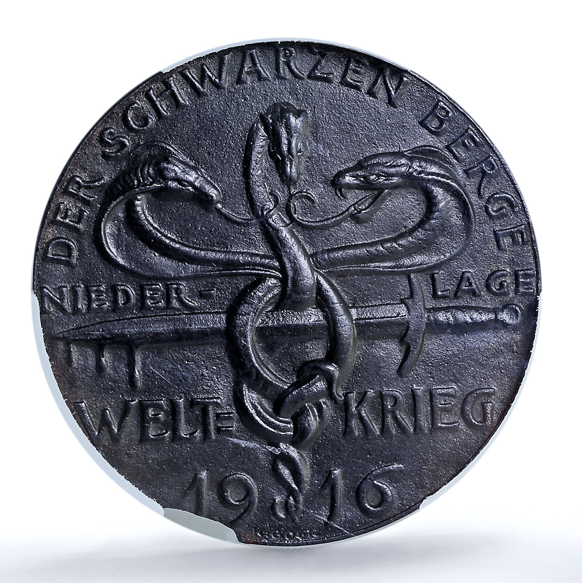 Germany Montenegro Defeat Nikitas Daughters Kienast-189 Goetz PCGS medal 1916 Germany Montenegro Defeat Nikitas Daughters Kienast-189 Goetz PCGS medal 1916