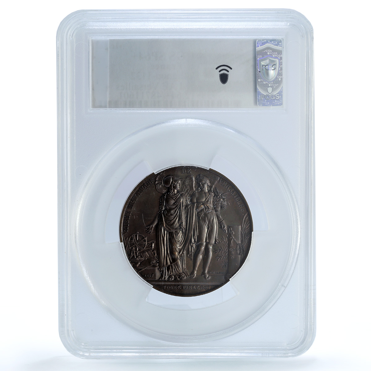 France Louis-Philippe Versailles Museum Collignon-1132 SP 64 PCGS AE medal 1837 France Louis-Philippe Versailles Museum Collignon-1132 SP 64 PCGS AE medal 1837