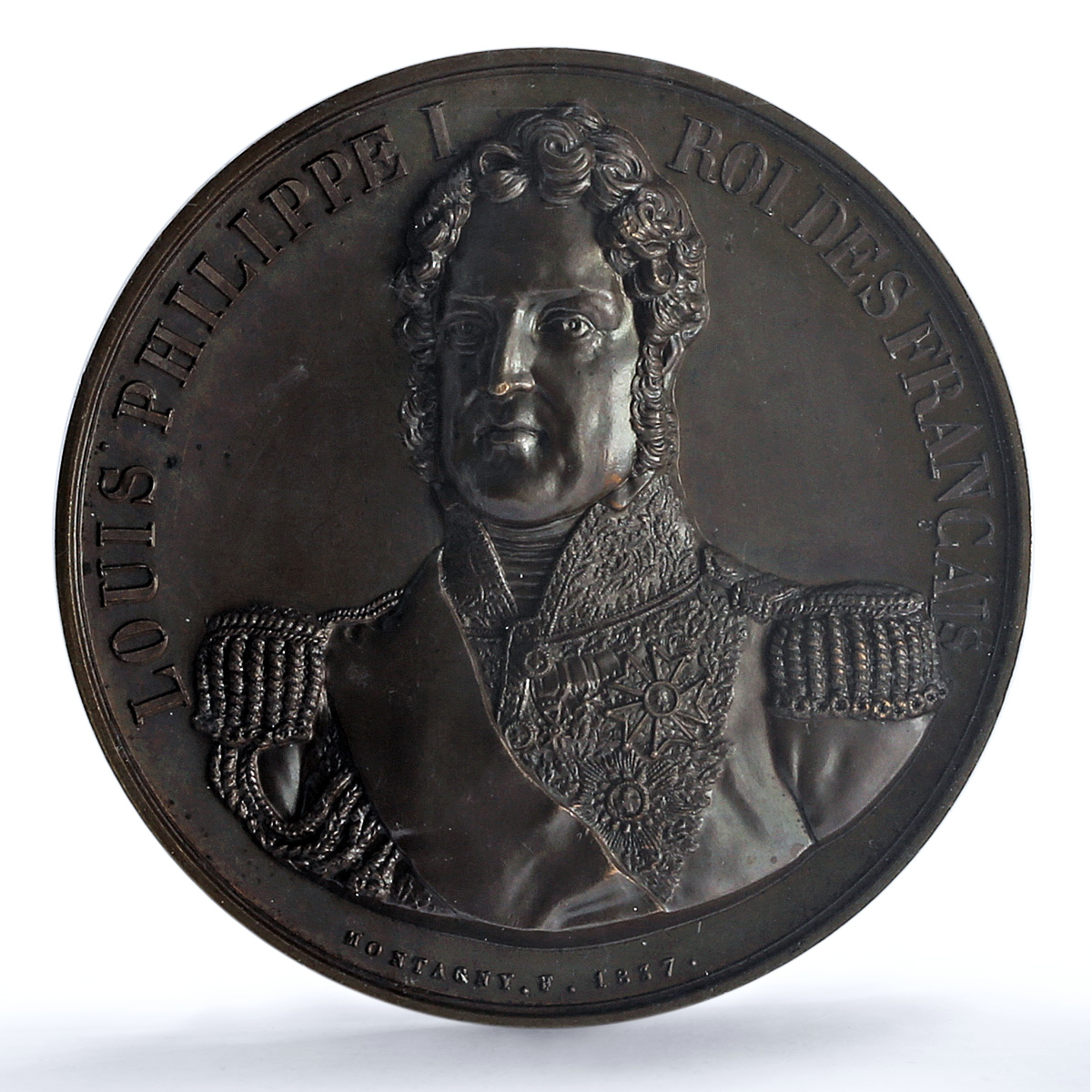 France Louis-Philippe Versailles Museum Collignon-1132 SP 64 PCGS AE medal 1837 France Louis-Philippe Versailles Museum Collignon-1132 SP 64 PCGS AE medal 1837