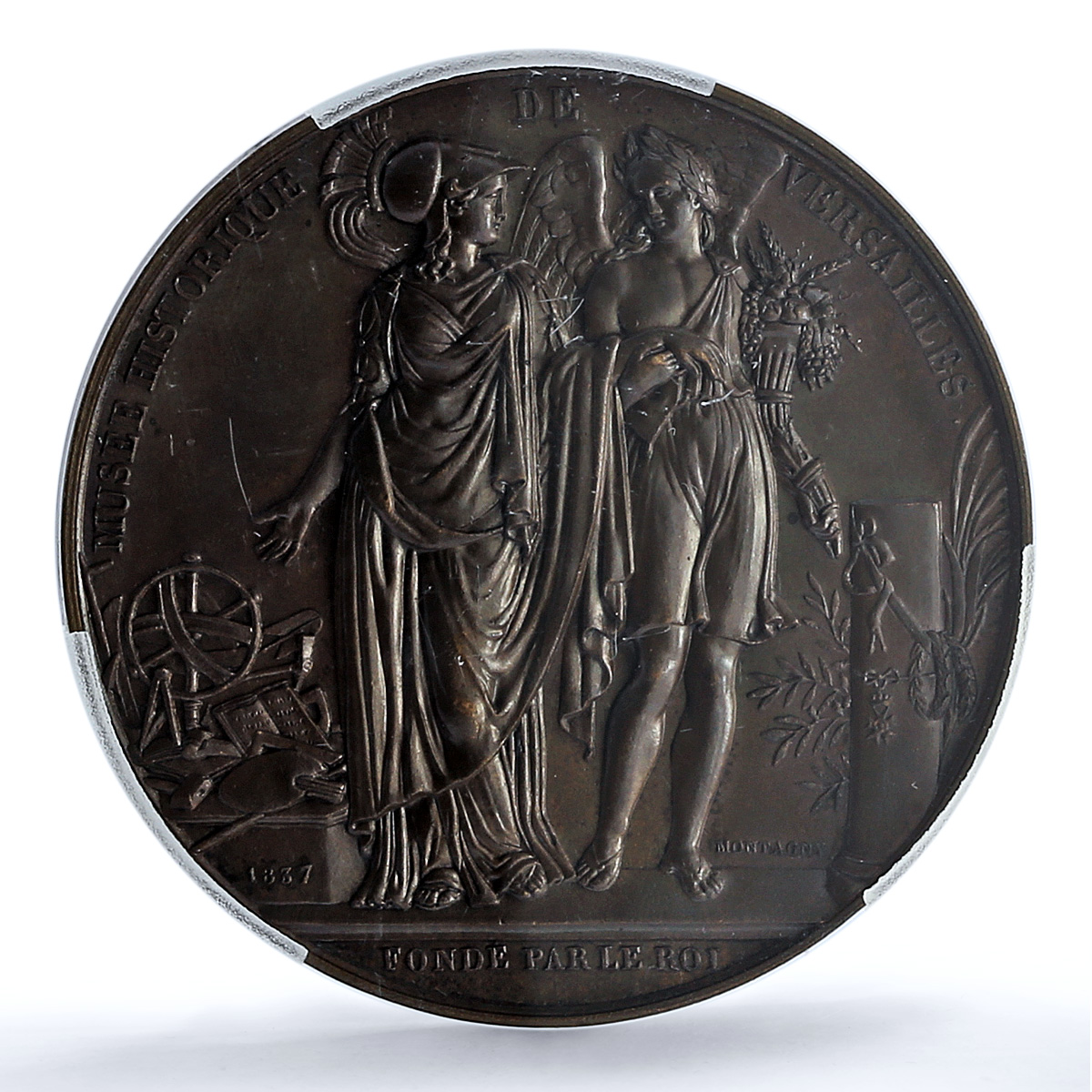 France Louis-Philippe Versailles Museum Collignon-1132 SP 64 PCGS AE medal 1837 France Louis-Philippe Versailles Museum Collignon-1132 SP 64 PCGS AE medal 1837
