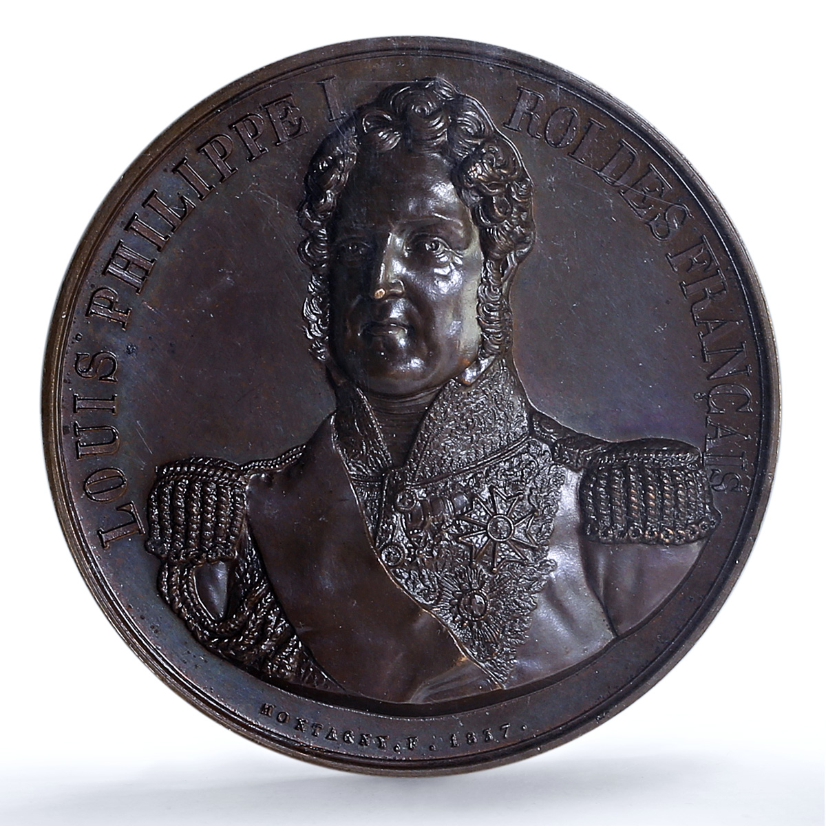 France Louis-Philippe Versailles Museum Collignon-1132 SP 64 PCGS AE medal 1837 France Louis-Philippe Versailles Museum Collignon-1132 SP 64 PCGS AE medal 1837