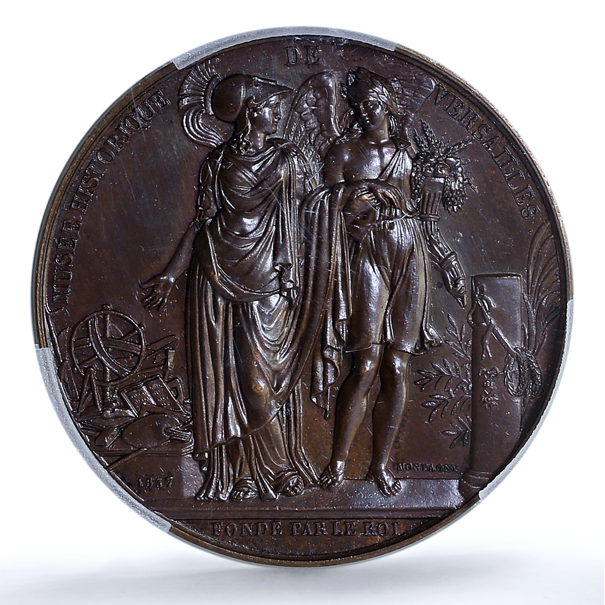 France Louis-Philippe Versailles Museum Collignon-1132 SP 64 PCGS AE medal 1837 France Louis-Philippe Versailles Museum Collignon-1132 SP 64 PCGS AE medal 1837