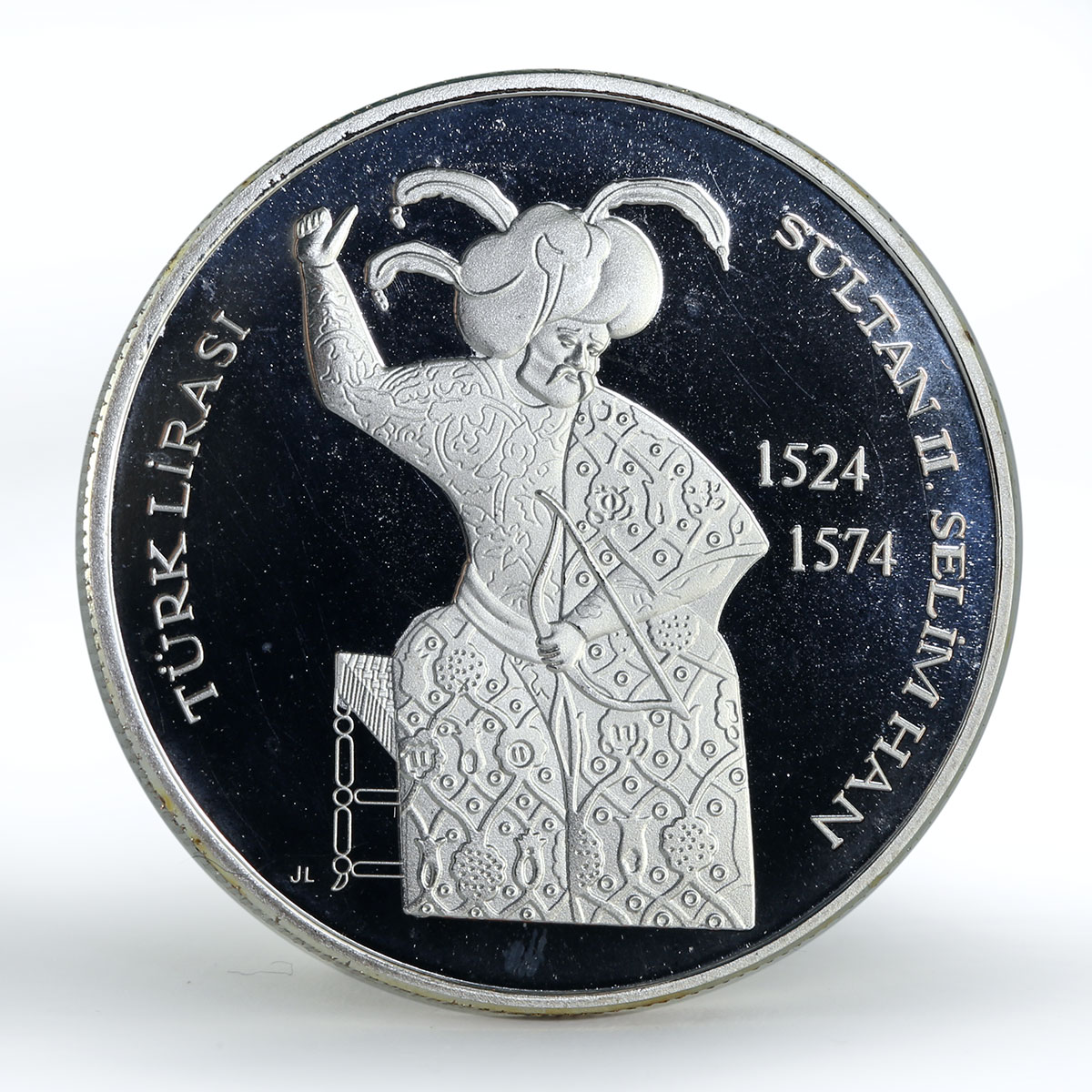 Northern Cyprus Turkish lira Sultan II Selim Han nickel token 2015