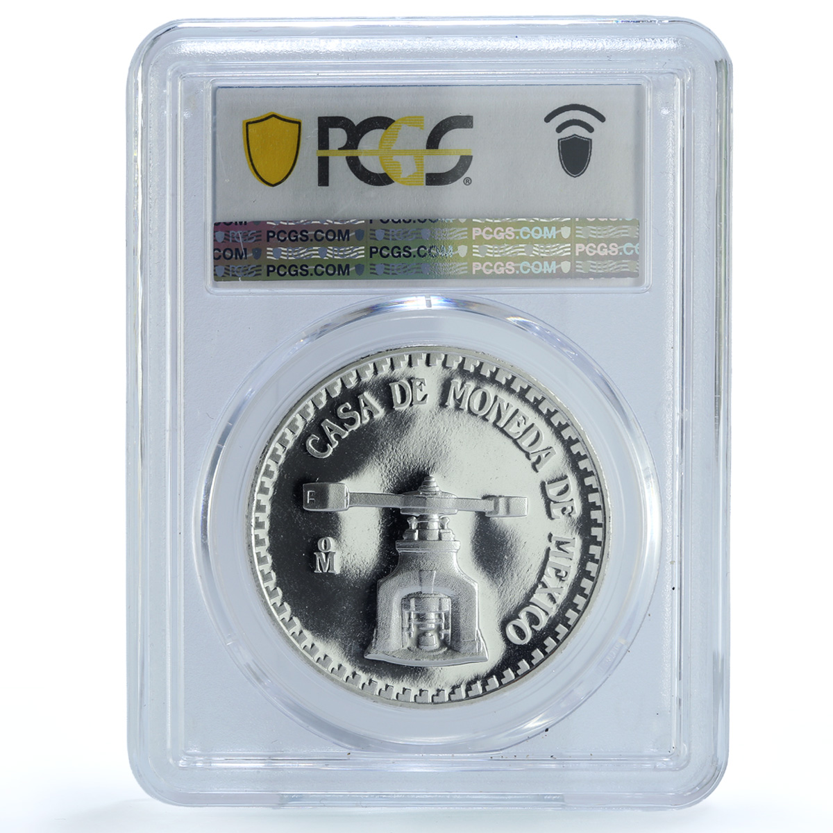 Mexico 1 onza Cuauhtemoc De Balancin PR 70 PCGS silver token 1988