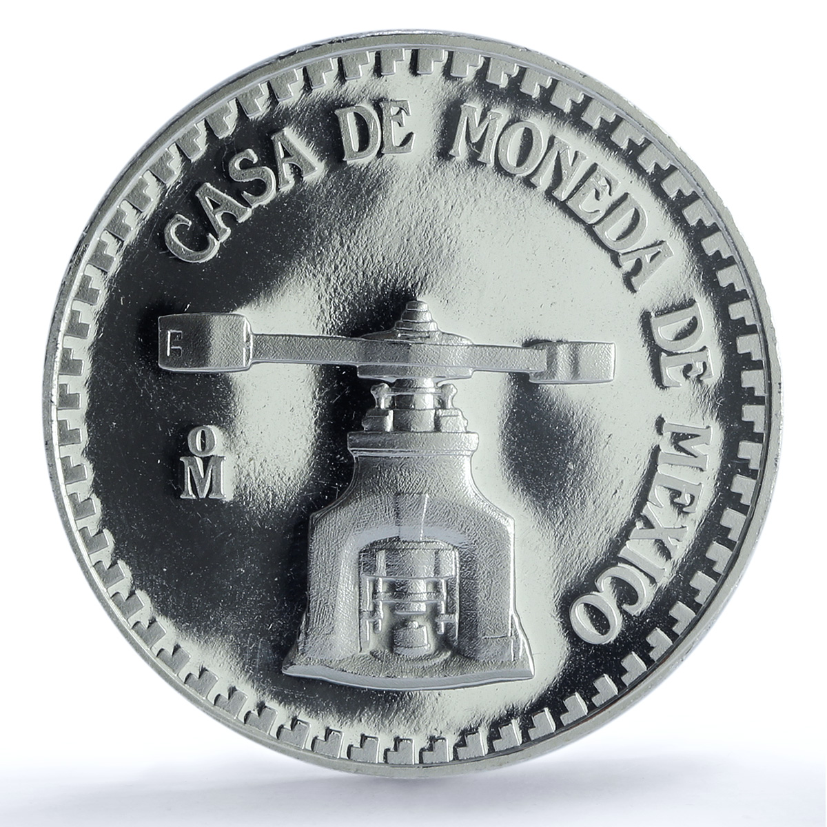 Mexico 1 onza Cuauhtemoc De Balancin PR 70 PCGS silver token 1988