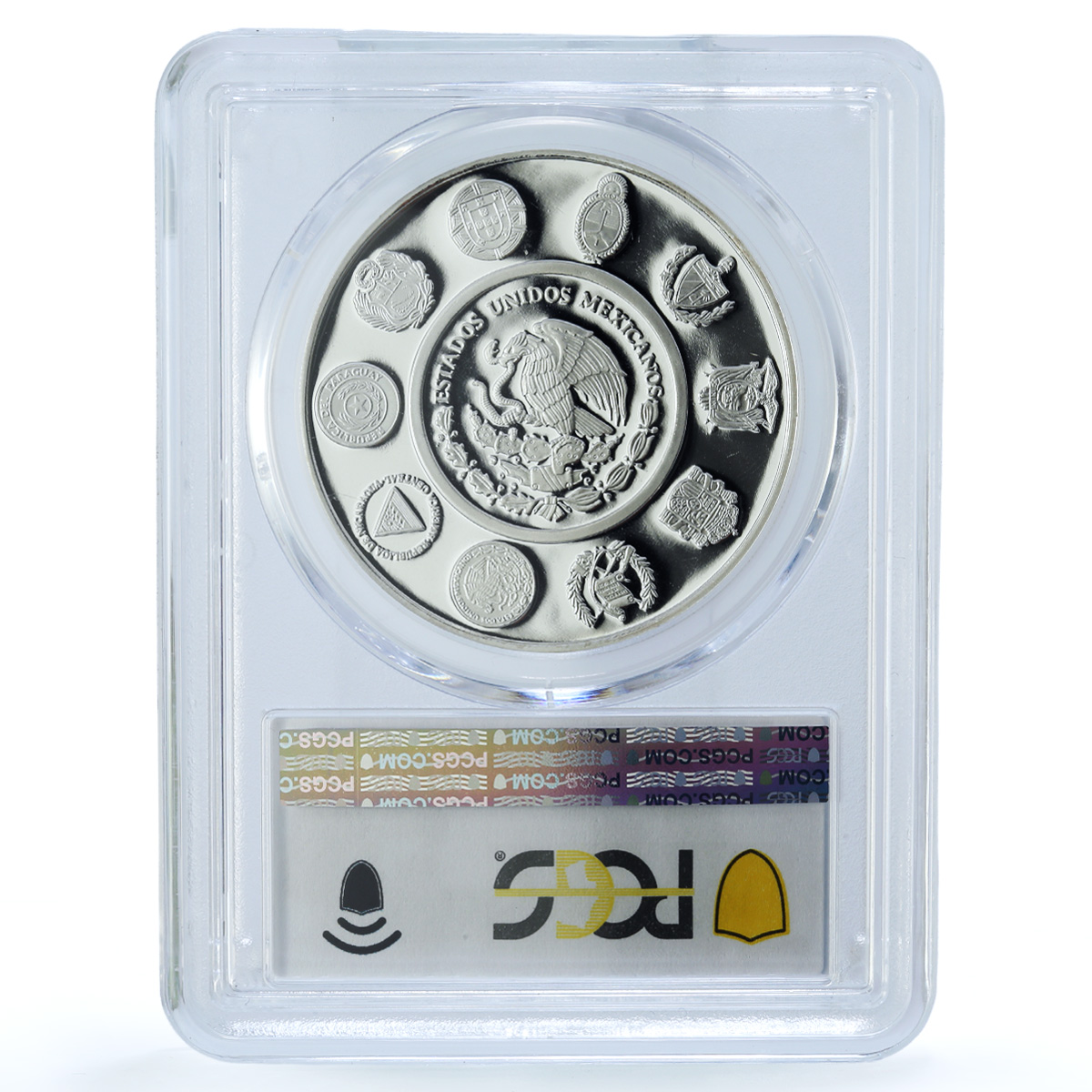 Mexico 5 pesos Palace Fine Arts KM-765 Ibero-American PR69 PCGS silver coin 2005
