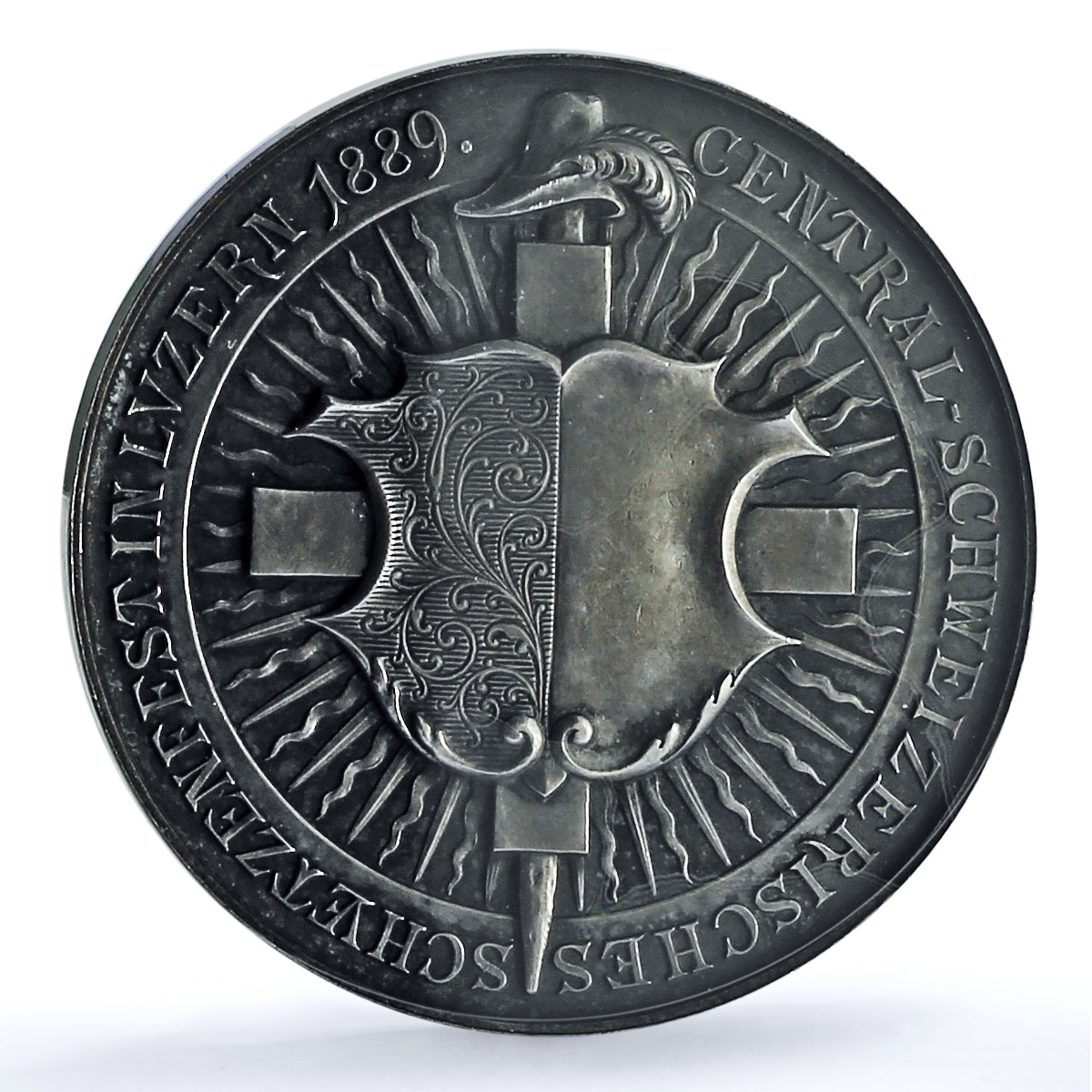Switzerland Luzern Shooting Festival Richter 867 SP62 PCGS silver medal 1889 Switzerland Luzern Shooting Festival Richter 867 SP62 PCGS silver medal 1889