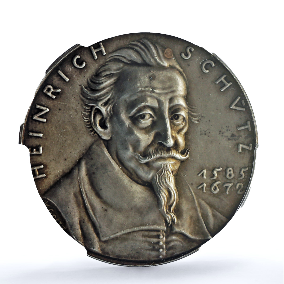Germany Third Reich Heinrich Schutz Composer Kienast-504 SP 63 silver medal 1935 Germany Third Reich Heinrich Schutz Composer Kienast-504 SP 63 silver medal 1935