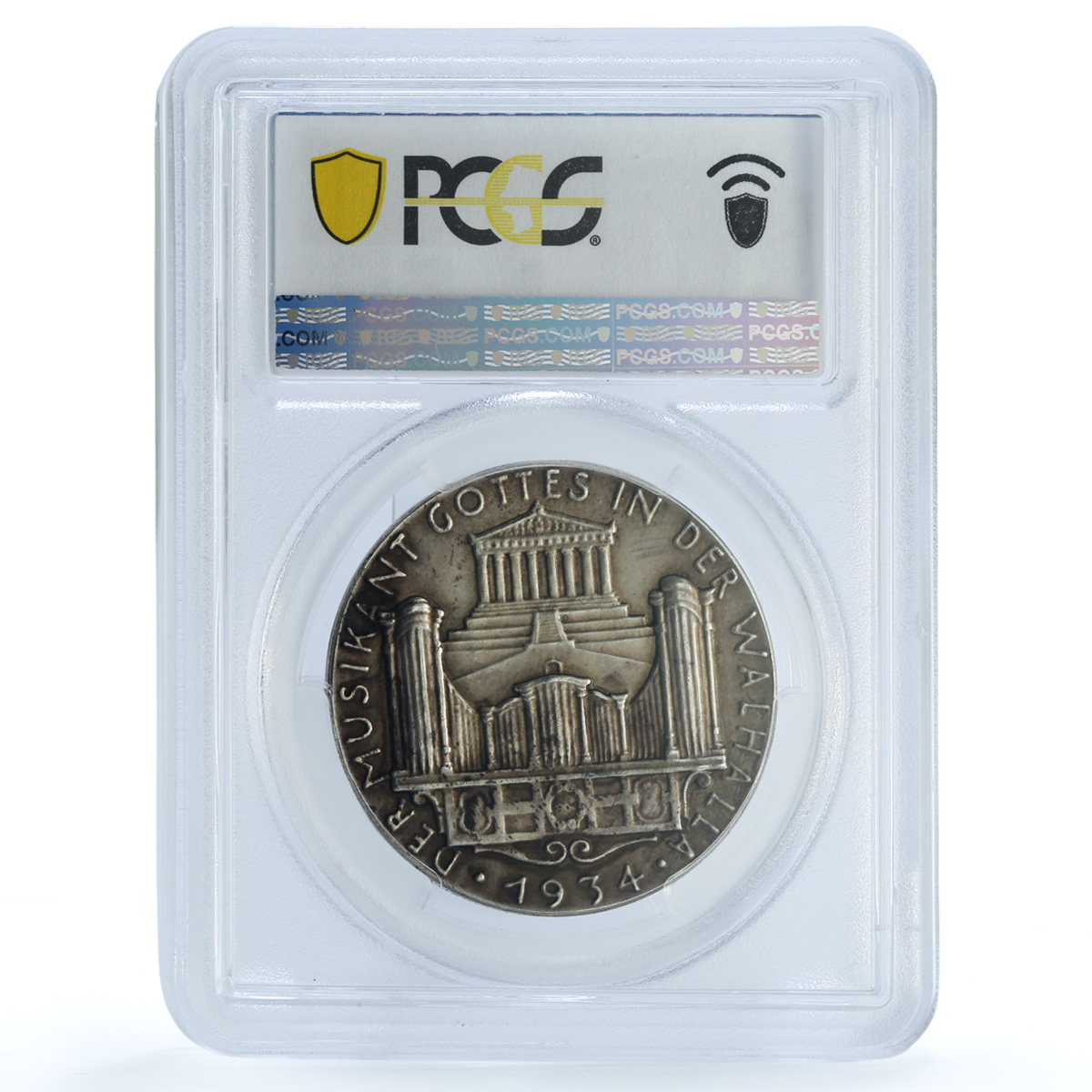 Germany Third Reich Bruckner Composer Kienast-495 SP 63 PCGS silver medal 1934 Germany Third Reich Bruckner Composer Kienast-495 SP 63 PCGS silver medal 1934