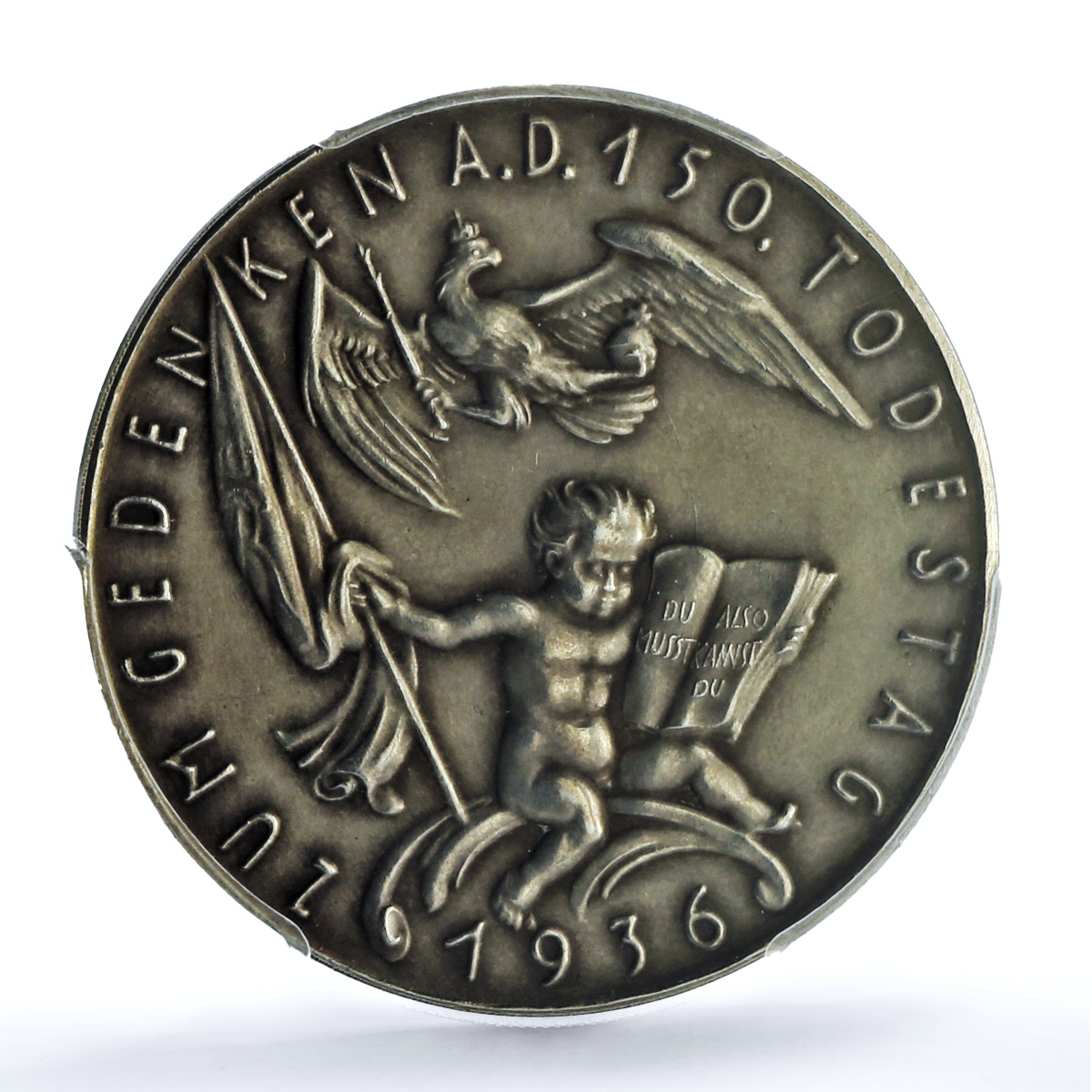 Germany Third Reich Frederick II Great Kienast-512 SP 63 PCGS silver medal 1936 Germany Third Reich Frederick II Great Kienast-512 SP 63 PCGS silver medal 1936