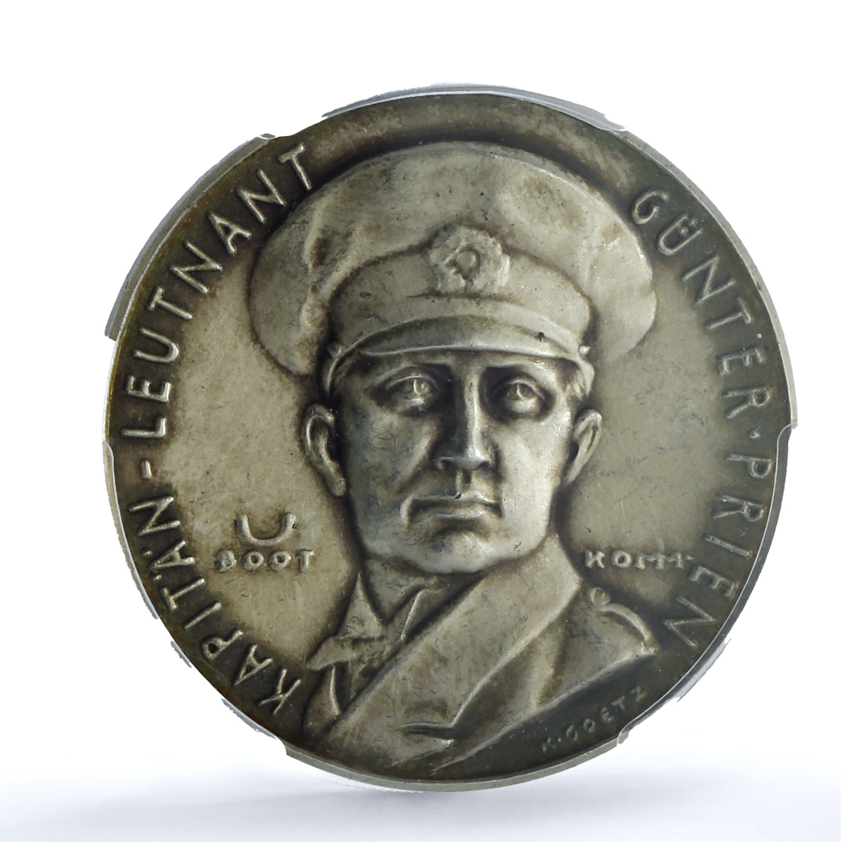 Germany Third Reich Prien Scapa Flow Kienast-564 SP 62 PCGS silver medal 1939 Germany Third Reich Prien Scapa Flow Kienast-564 SP 62 PCGS silver medal 1939