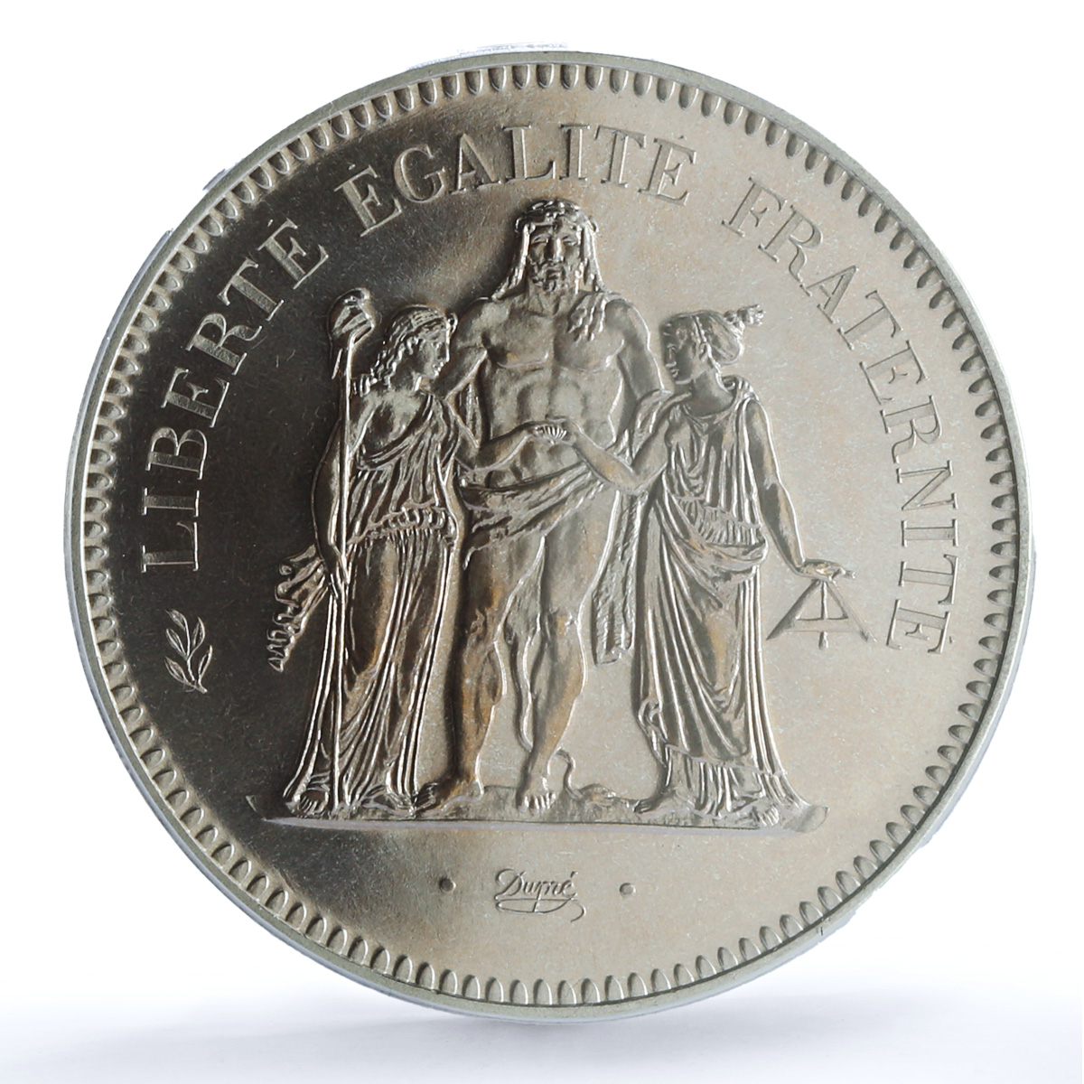France 50 francs Hercules KM-941.1 Gad-882 F-427 MS 67 PCGS silver coin 1975 France 50 francs Hercules KM-941.1 Gad-882 F-427 MS 67 PCGS silver coin 1975