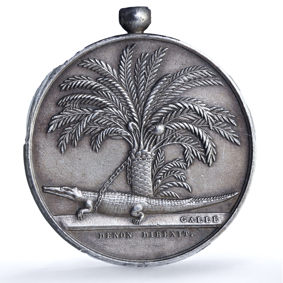 France Egypt Conquest An VII Restrike Lec-11 Crocodile MS 62 PCGS silvered medal France Egypt Conquest An VII Restrike Lec-11 Crocodile MS 62 PCGS silvered medal