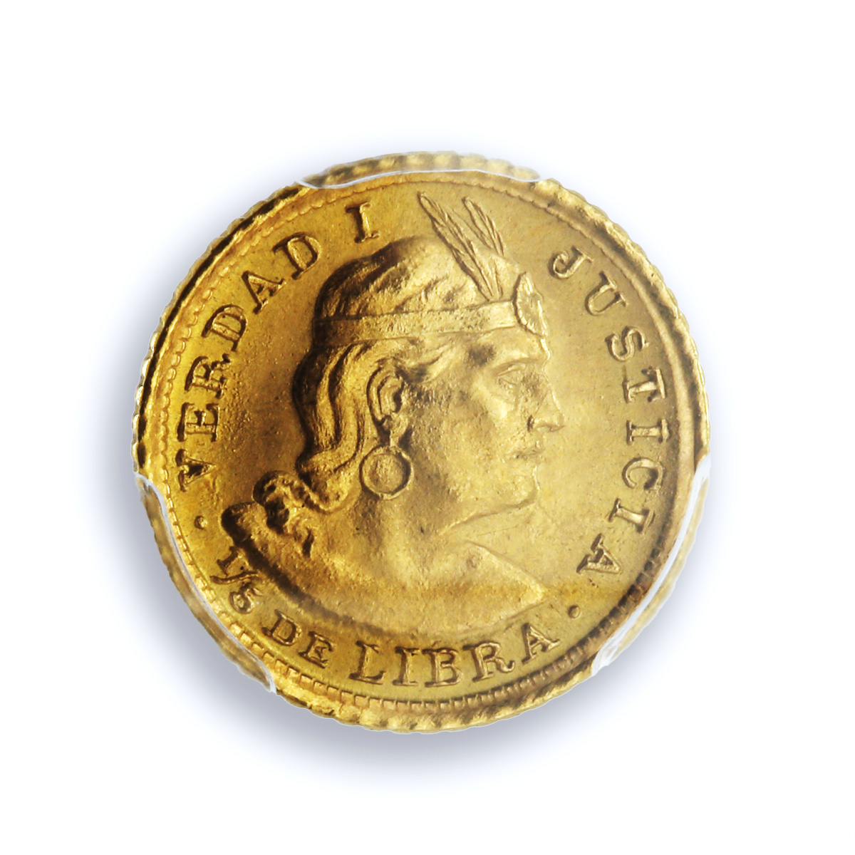 Peru 1/5 libra Republic Trade Coinage KM-210 Fr-75 MS 67 PCGS gold coin 1966 ZBR Peru 1/5 libra Republic Trade Coinage KM-210 Fr-75 MS 67 PCGS gold coin 1966 ZBR