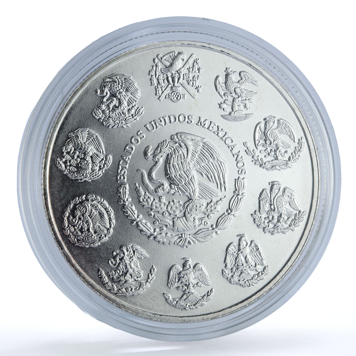 Mexico 1 onza Libertad Angel of Independence KM-639 Bullion silver coin 2001