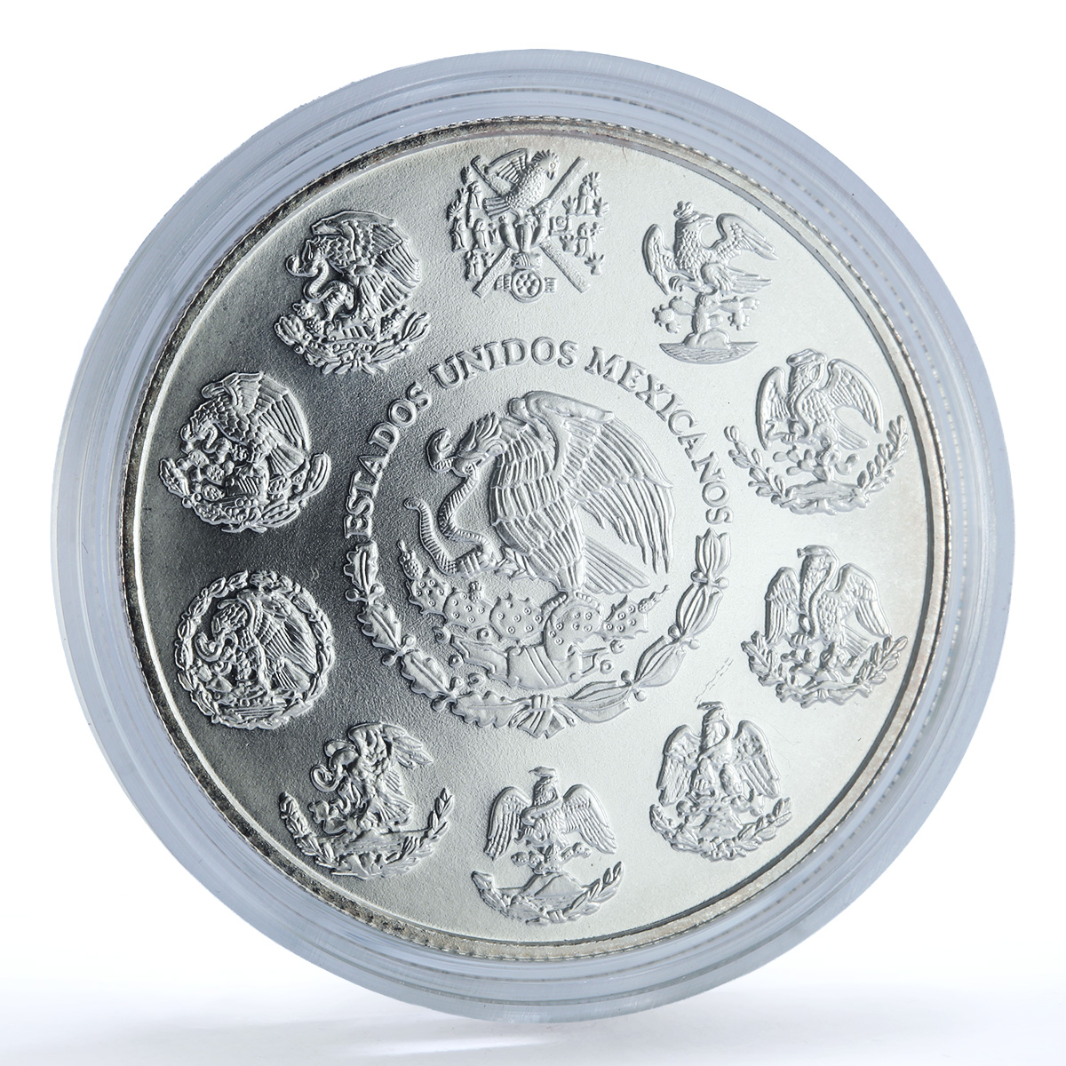 Mexico 1 onza Libertad Angel of Independence KM-639 Bullion silver coin 2002 Mexico 1 onza Libertad Angel of Independence KM-639 Bullion silver coin 2002