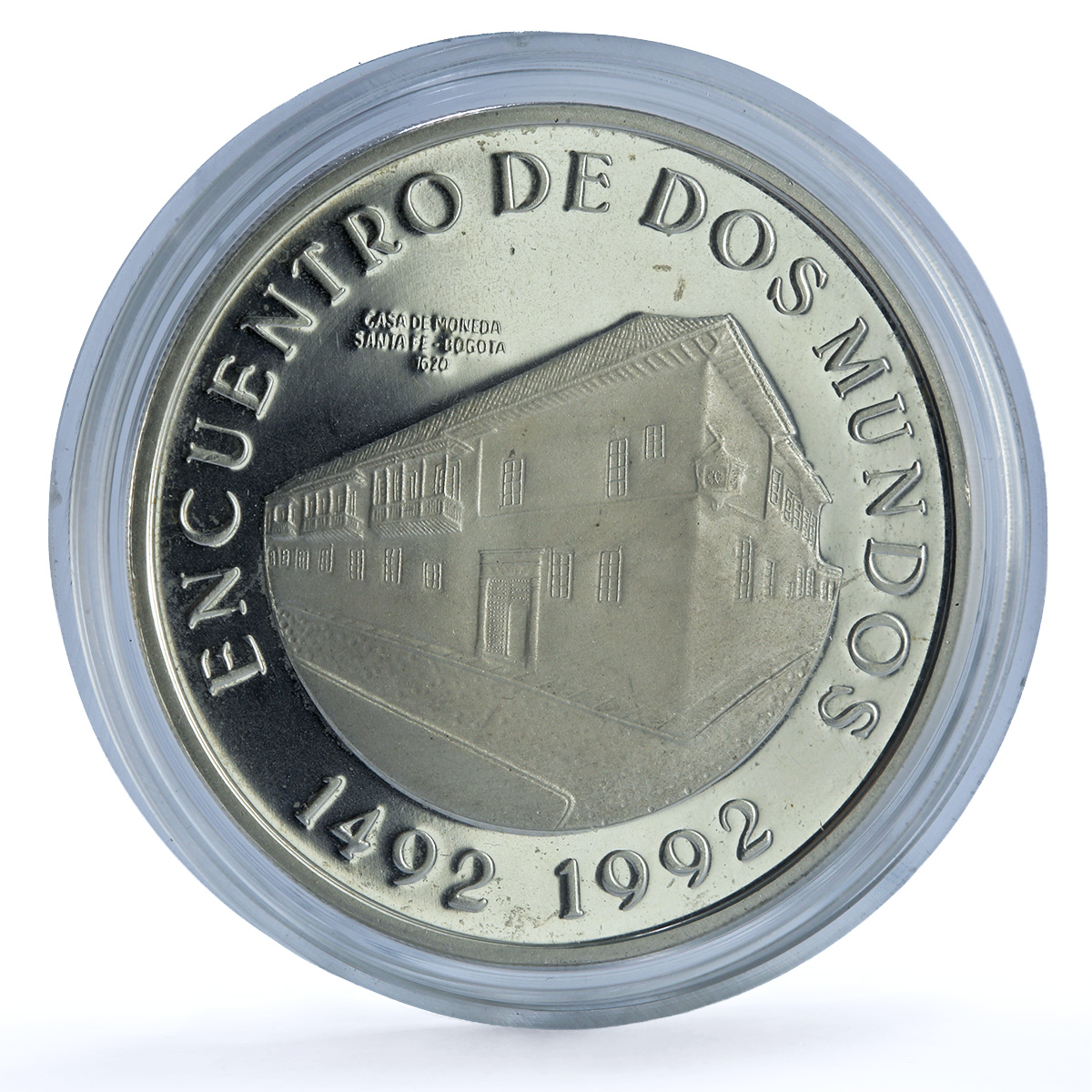 Colombia 10000 pesos Bogota Mint KM-284 Ibero-American proof silver coin 1991 Colombia 10000 pesos Bogota Mint KM-284 Ibero-American proof silver coin 1991