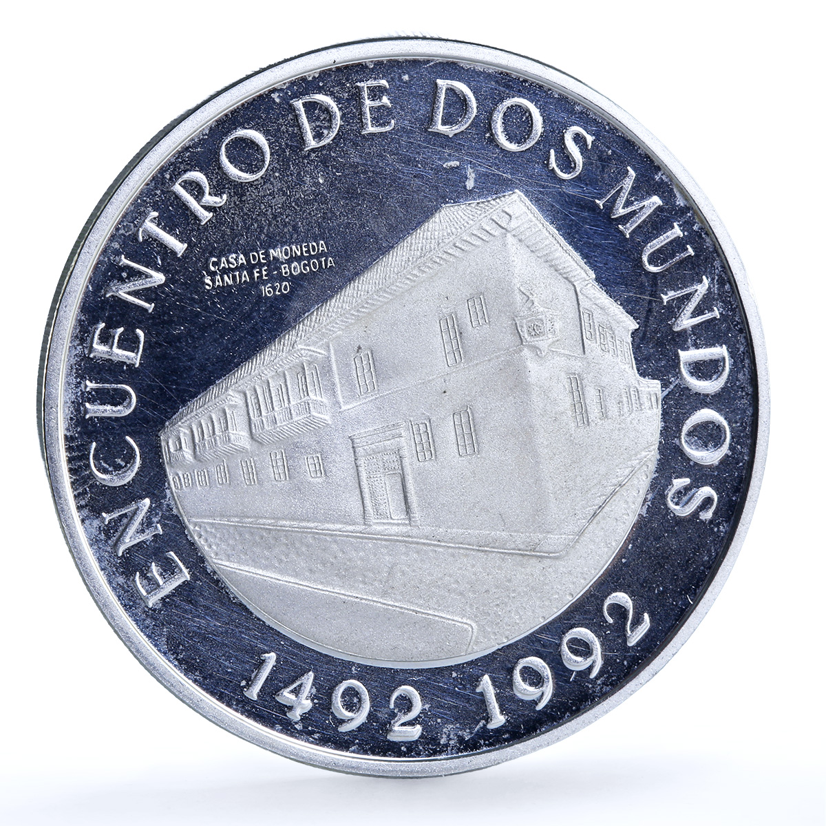 Colombia 10000 pesos Bogota Mint KM-284 Ibero-American proof silver coin 1991 Colombia 10000 pesos Bogota Mint KM-284 Ibero-American proof silver coin 1991