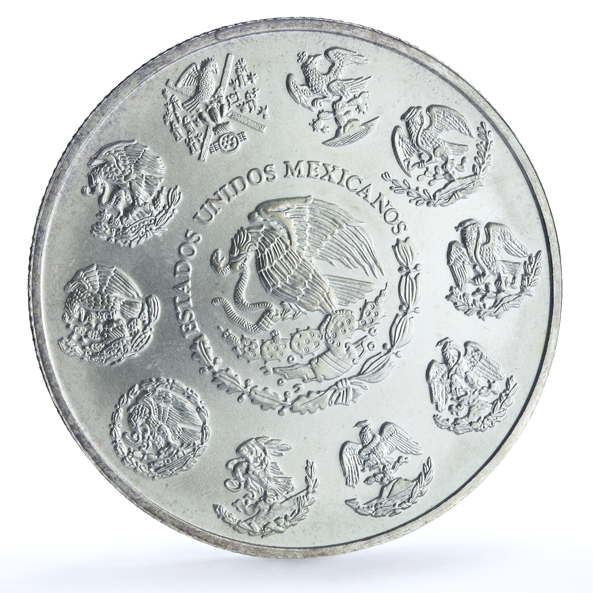 Mexico 1 onza Libertad Angel of Independence KM-639 Bullion silver coin 2000 Mexico 1 onza Libertad Angel of Independence KM-639 Bullion silver coin 2000