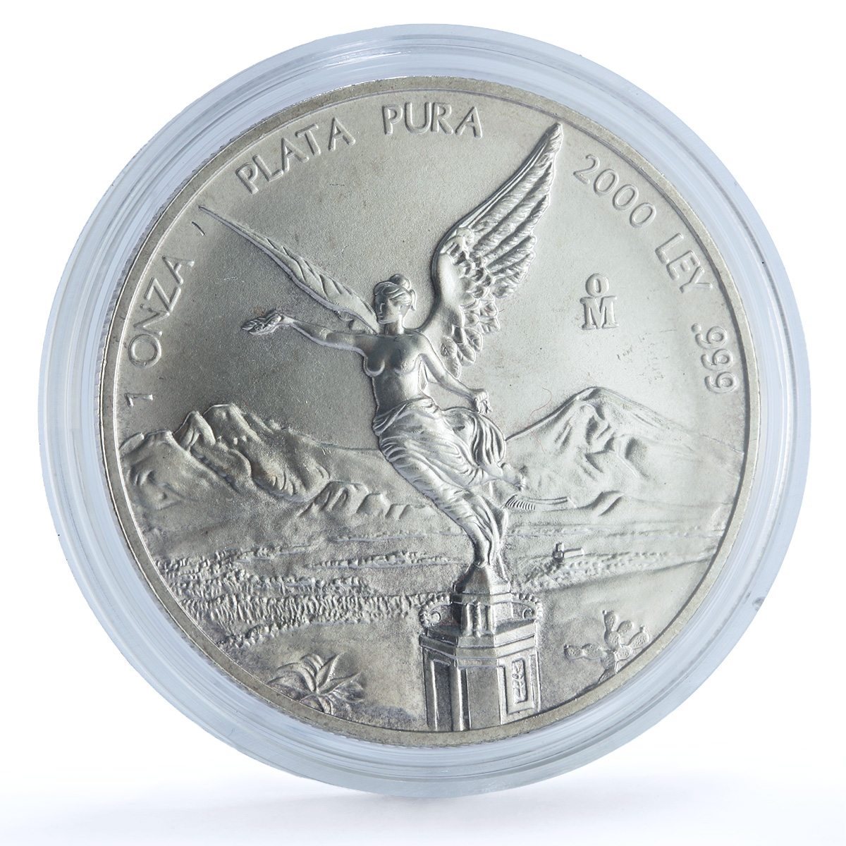 Mexico 1 onza Libertad Angel of Independence KM-639 Bullion silver coin 2000 Mexico 1 onza Libertad Angel of Independence KM-639 Bullion silver coin 2000