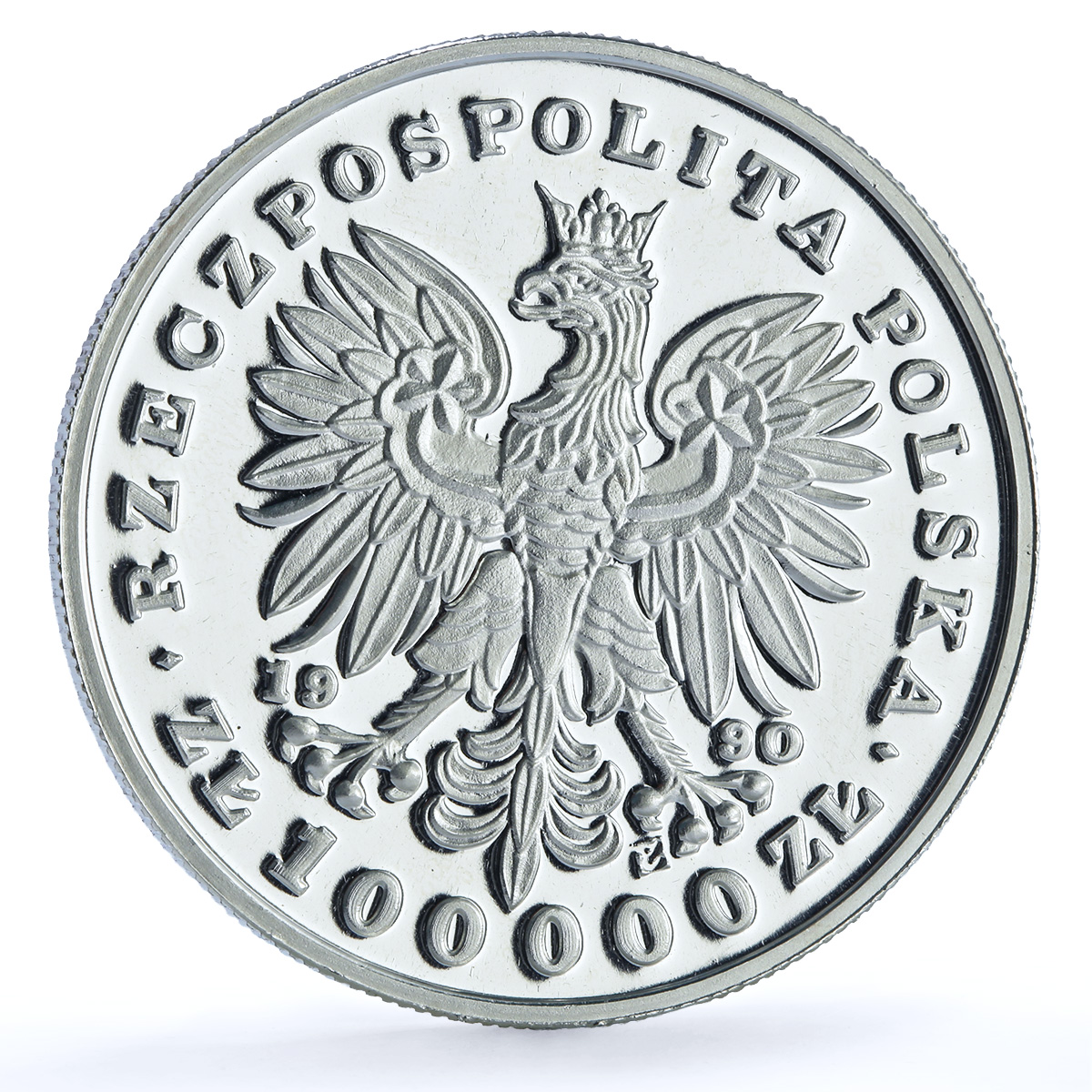 Poland 100000 zlotych Jozef Pilsudski Y#201 Politics proof silver coin 1990 Poland 100000 zlotych Jozef Pilsudski Y#201 Politics proof silver coin 1990