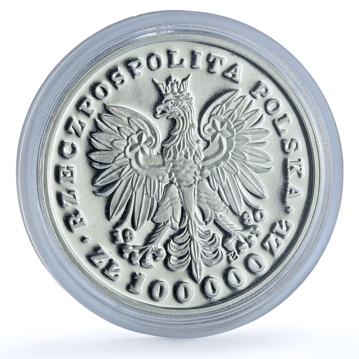 Poland 100000 zlotych Jozef Pilsudski Y#201 Politics proof silver coin 1990 Poland 100000 zlotych Jozef Pilsudski Y#201 Politics proof silver coin 1990