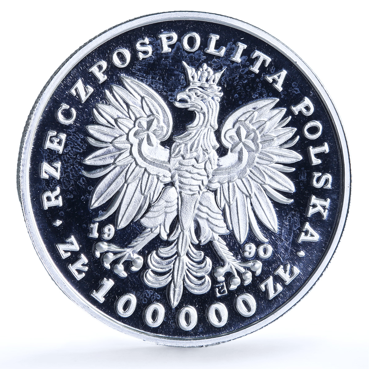 Poland 100000 zlotych Jozef Pilsudski Y#201 Politics proof silver coin 1990 Poland 100000 zlotych Jozef Pilsudski Y#201 Politics proof silver coin 1990
