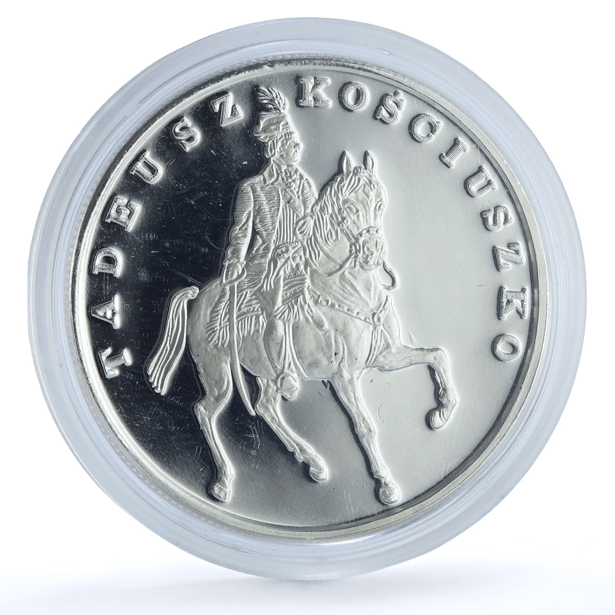 Poland 100000 zlotych Tadeusz Kosciuszko Y#200 Horseman proof silver coin 1990 Poland 100000 zlotych Tadeusz Kosciuszko Y#200 Horseman proof silver coin 1990