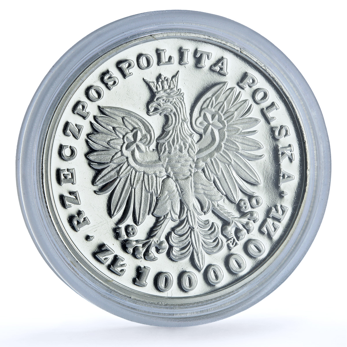 Poland 100000 zlotych Tadeusz Kosciuszko Y#200 Horseman proof silver coin 1990 Poland 100000 zlotych Tadeusz Kosciuszko Y#200 Horseman proof silver coin 1990