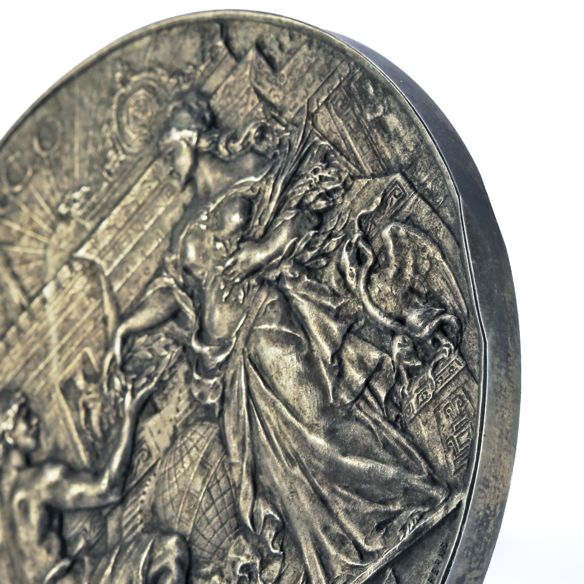 France Expo Paris Societe Ingenieurs Civils Mexico Contreras silver medal 1899 France Expo Paris Societe Ingenieurs Civils Mexico Contreras silver medal 1899