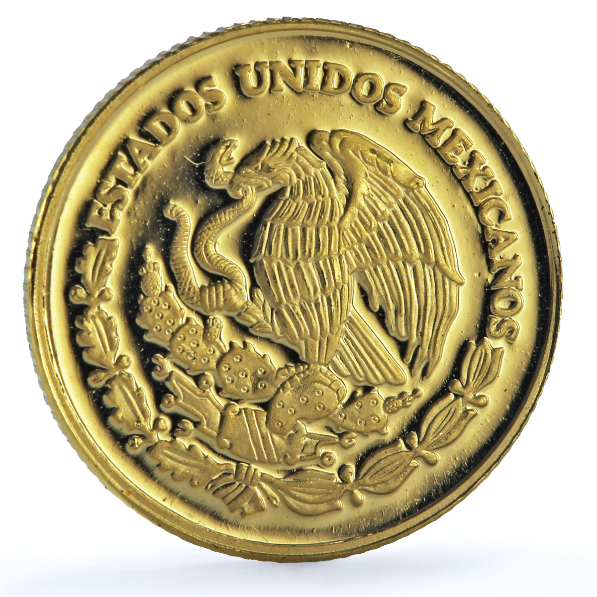 Mexico 1/20 onza Teocuitlatl KM-642 Crafts Melting Aztec proof gold coin 1999 Mexico 1/20 onza Teocuitlatl KM-642 Crafts Melting Aztec proof gold coin 1999
