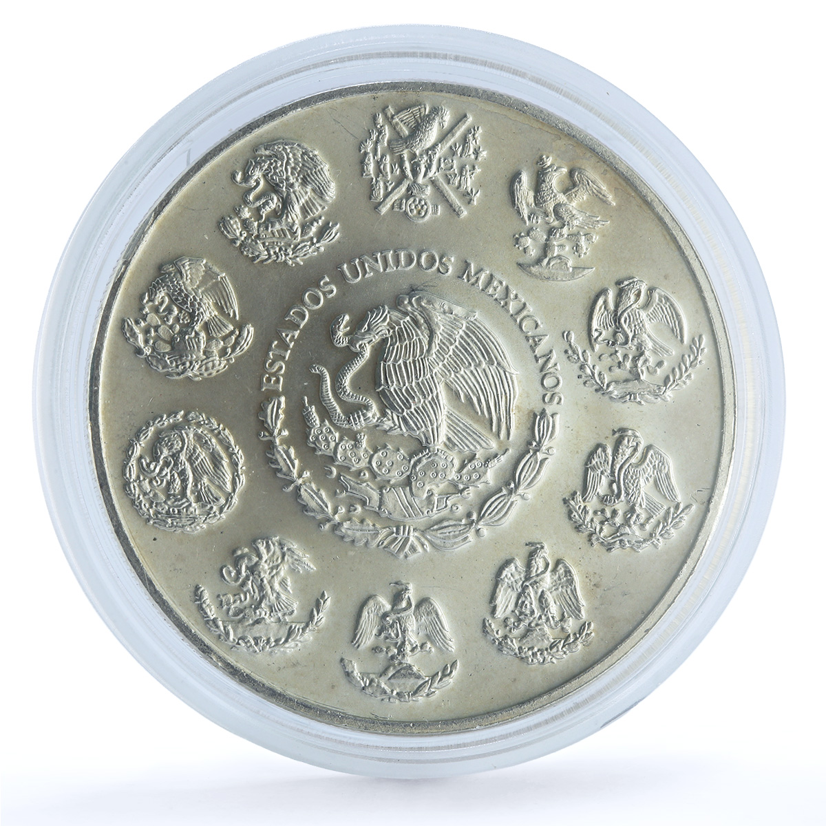 Mexico 2 onzas Libertad Angel of Independence KM-614 Bullion silver coin 1998 Mexico 2 onzas Libertad Angel of Independence KM-614 Bullion silver coin 1998