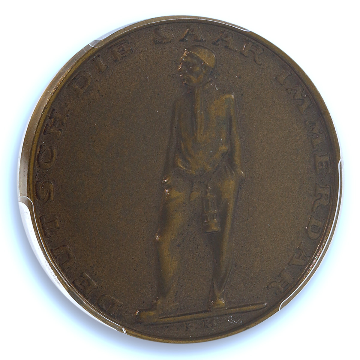 Germany Third Reich Saarland PE Museler-15.3.49 SP 63 PCGS brass medal 1935 Germany Third Reich Saarland PE Museler-15.3.49 SP 63 PCGS brass medal 1935