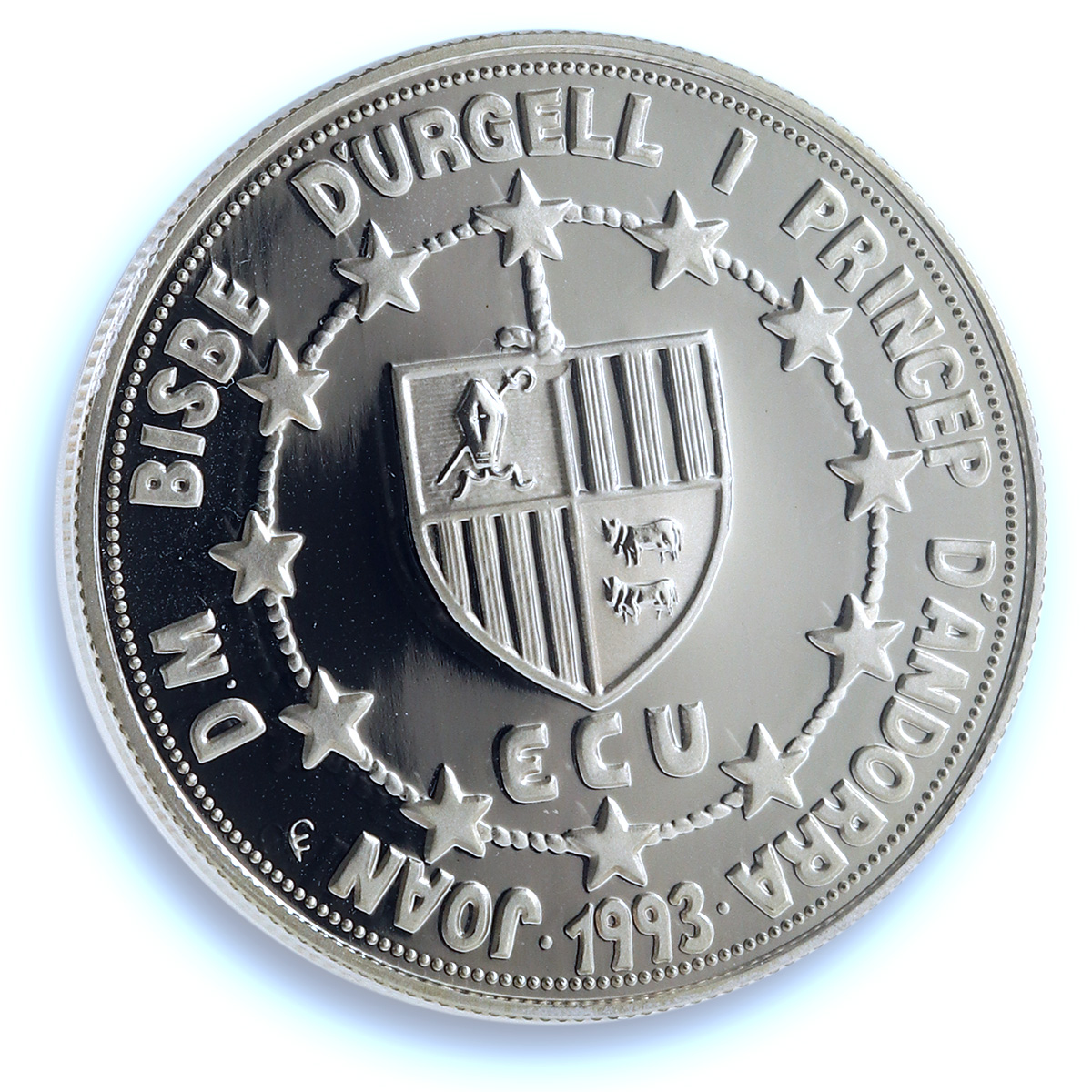 Andorra 10 diners ECU EU Customs Union KM-89 PR 70 PCGS silver coin 1993 Andorra 10 diners ECU EU Customs Union KM-89 PR 70 PCGS silver coin 1993