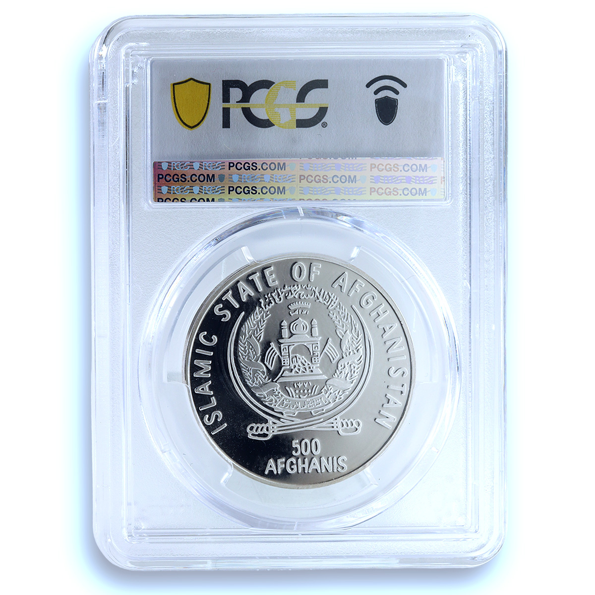 Afghanistan 500 afghanis Giuseppe Verdi KM-1048 Music PR69 PCGS silver coin 2001 Afghanistan 500 afghanis Giuseppe Verdi KM-1048 Music PR69 PCGS silver coin 2001