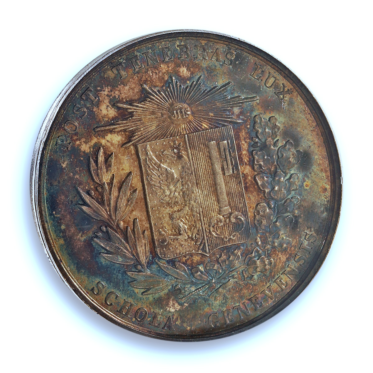 Switzerland Geneva University SM-1598 MS 64 PCGS silver medal No Date Switzerland Geneva University SM-1598 MS 64 PCGS silver medal No Date