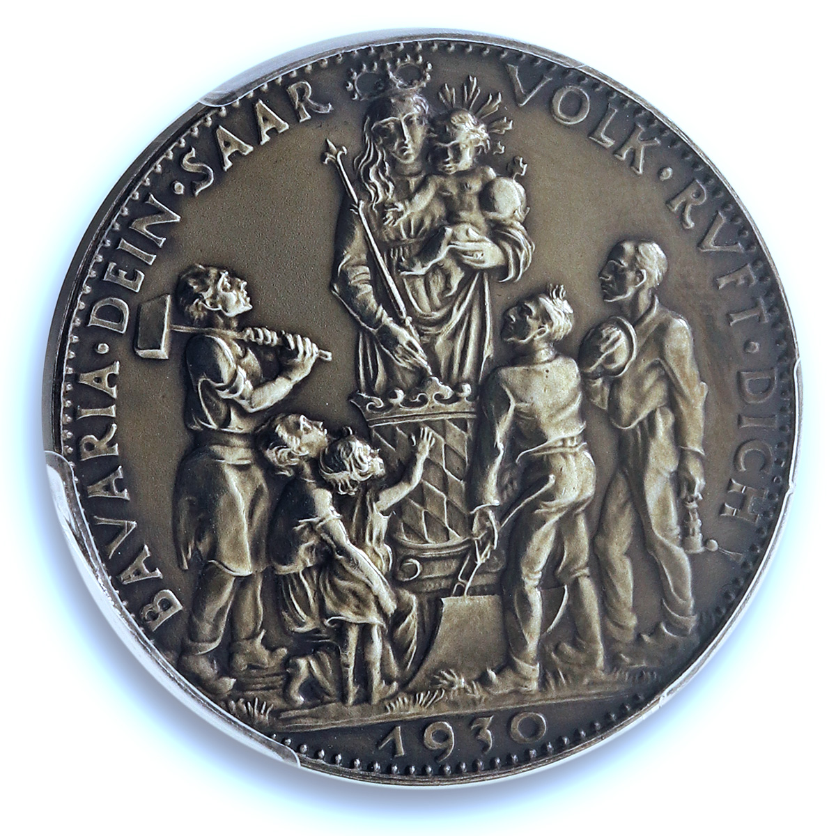 Bavaria Germany Weimar Blieskastel Kienast-445 Goetz MS62 PCGS silver medal 1930 Bavaria Germany Weimar Blieskastel Kienast-445 Goetz MS62 PCGS silver medal 1930