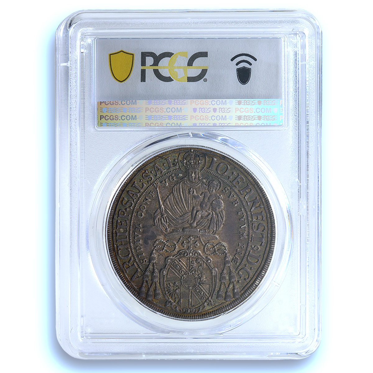 Austria Salzburg 1 thaler Johann von Thun KM-254 MS 63 PCGS silver coin 1700 Austria Salzburg 1 thaler Johann von Thun KM-254 MS 63 PCGS silver coin 1700