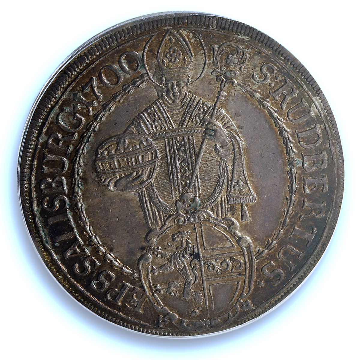 Austria Salzburg 1 thaler Johann von Thun KM-254 MS 63 PCGS silver coin 1700 Austria Salzburg 1 thaler Johann von Thun KM-254 MS 63 PCGS silver coin 1700
